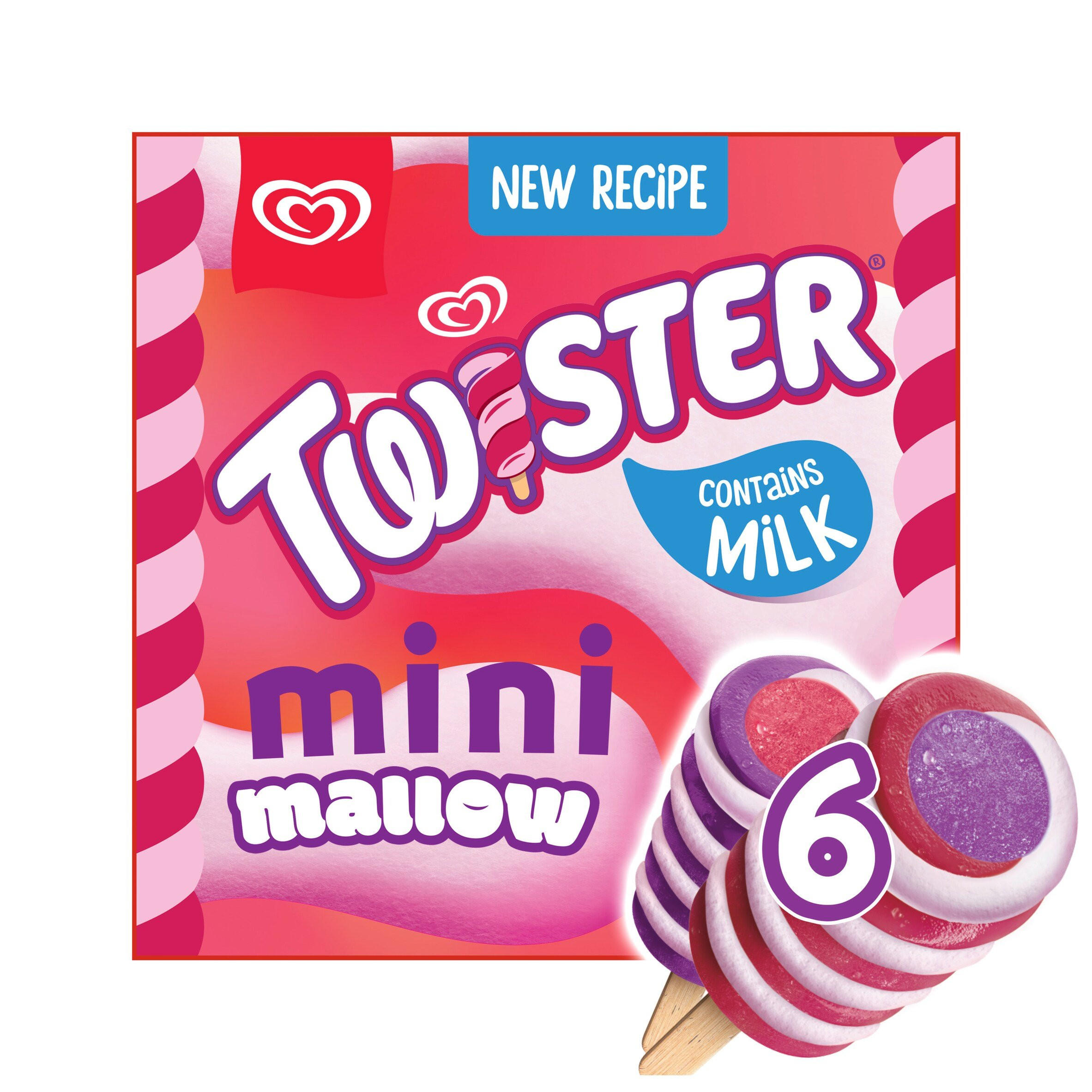 Twister Mini Ice Cream Lollies6x50ml