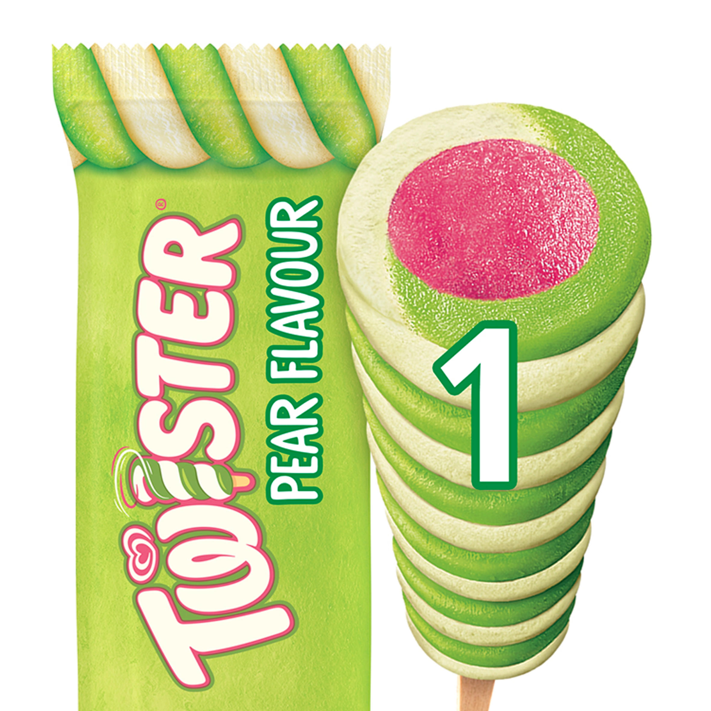 Twister Pear Flavour 80ml Ice Cream Cones, Sticks & Bars Iceland Foods
