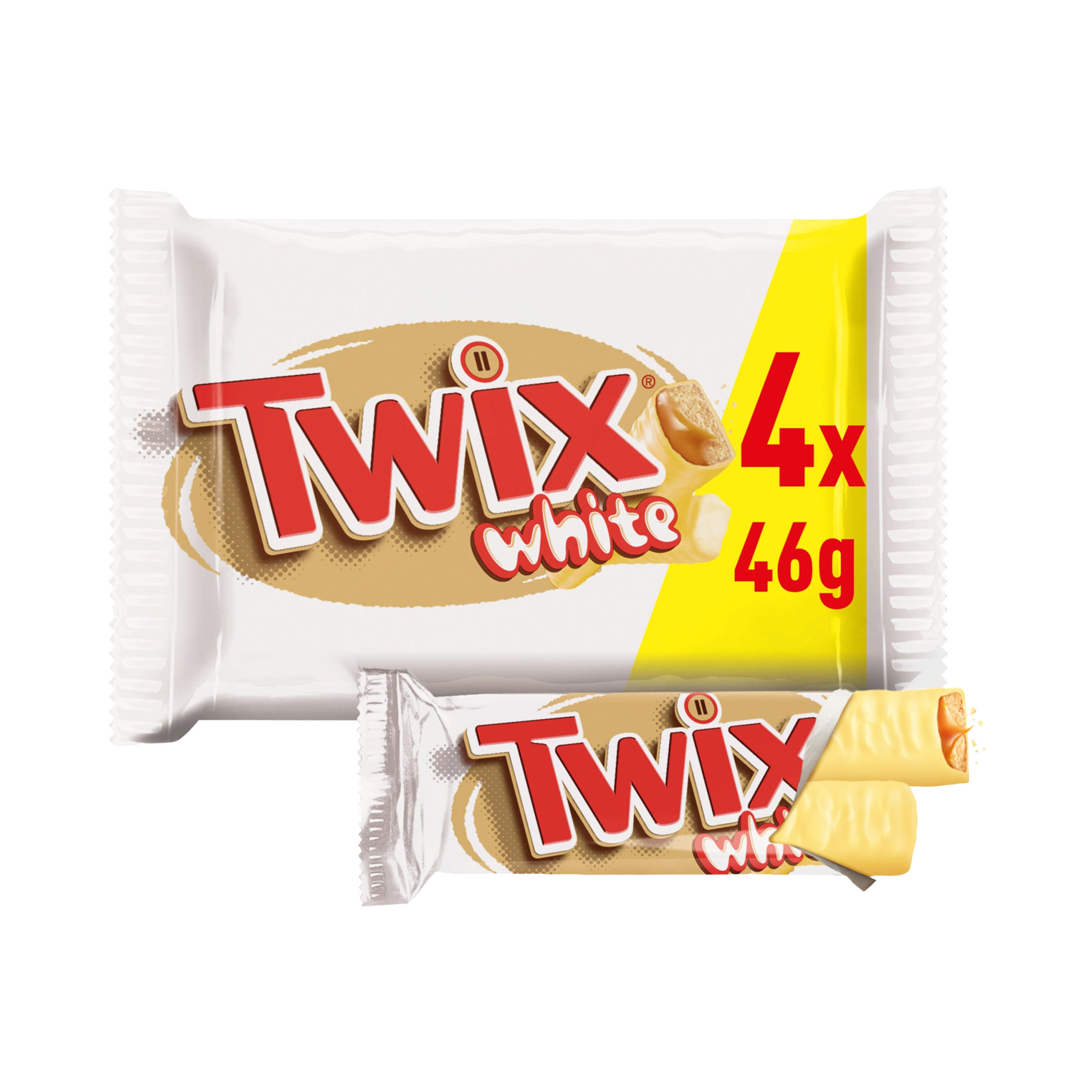 Twix Hazelnut Multipack Chocolate Bars 4 x 46g