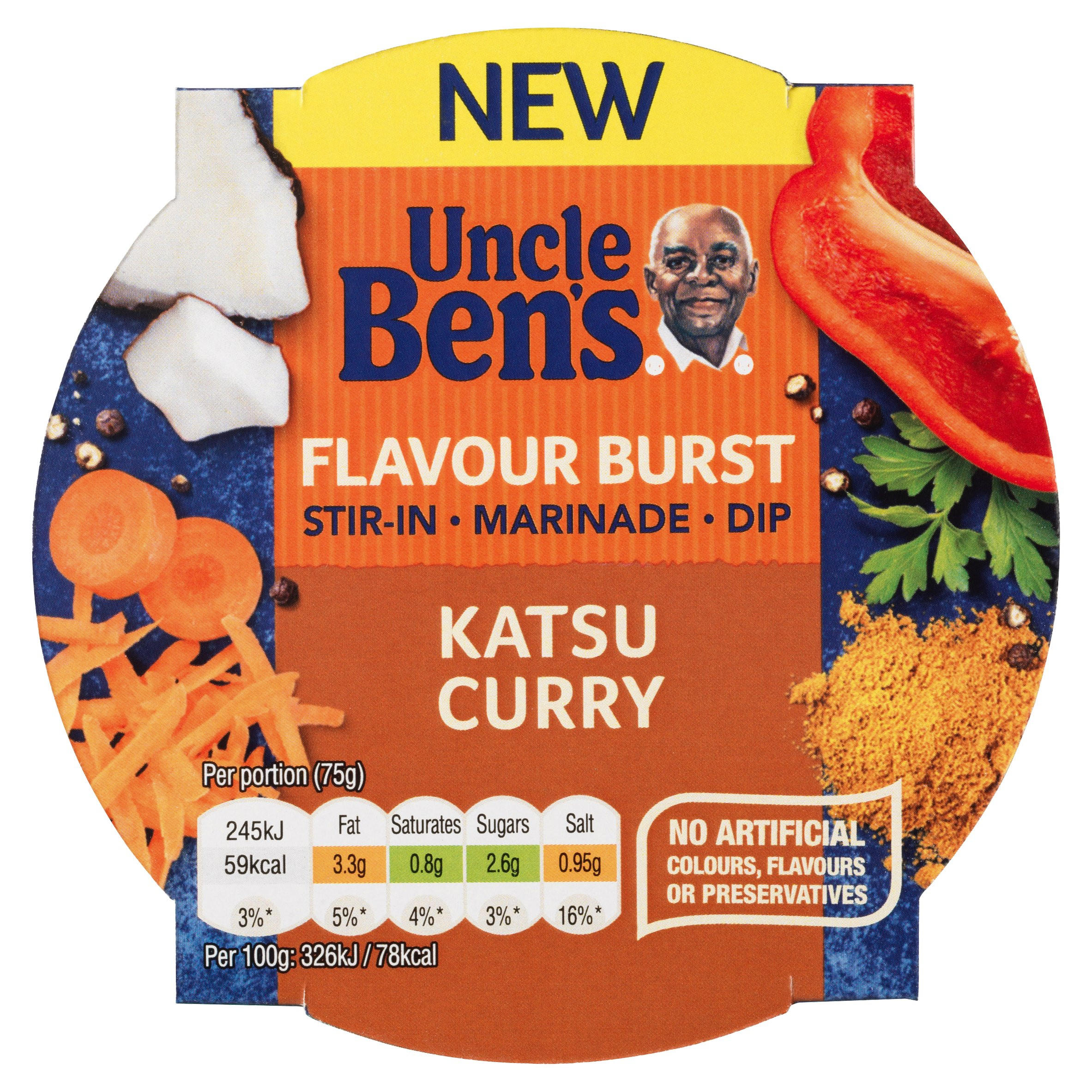 Uncle Bens Flavour Burst Katsu Curry 150g Herbs, Spices & Seasonings