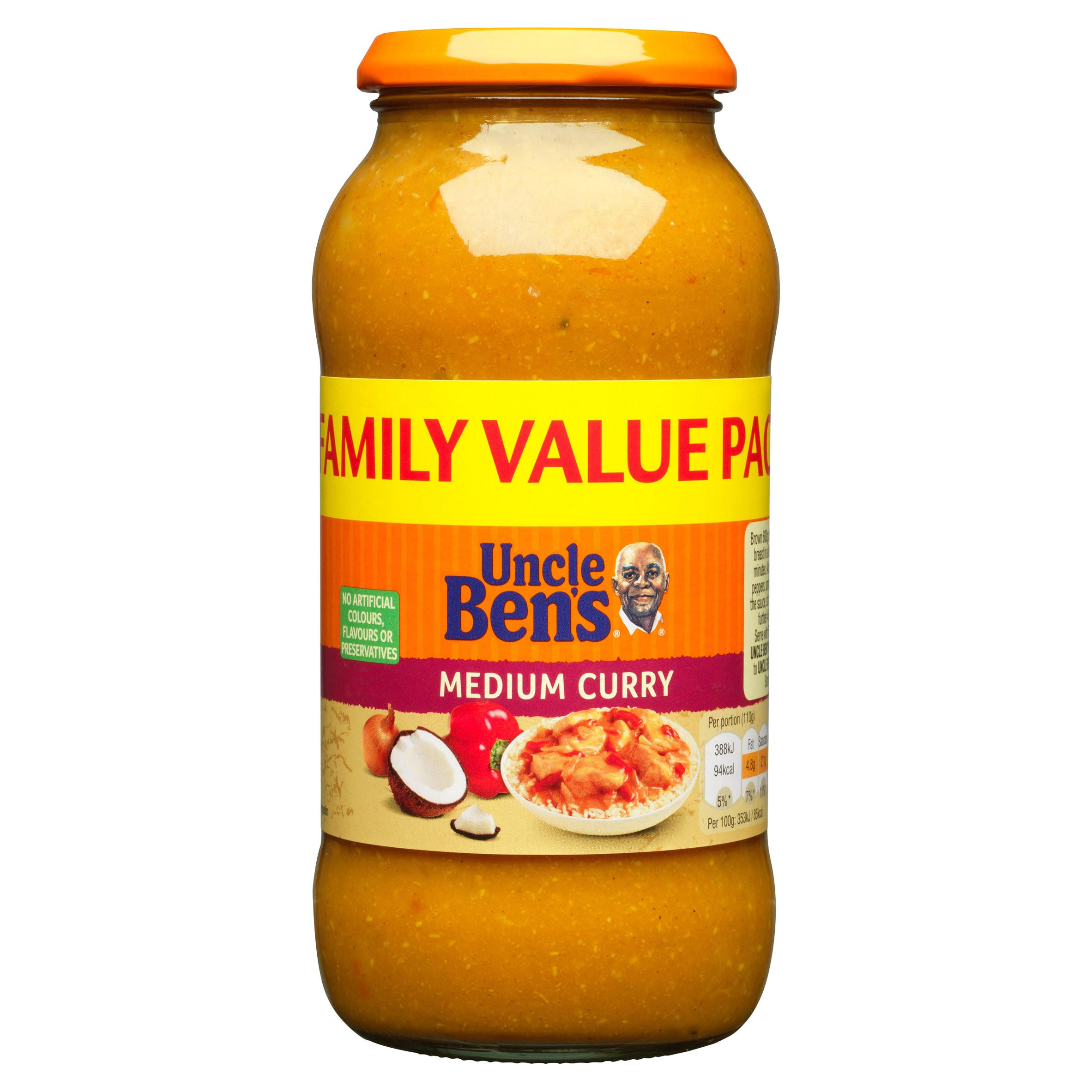 UNCLE BEN'S® Medium Curry 665g Indian and Curry Sauces Iceland Foods