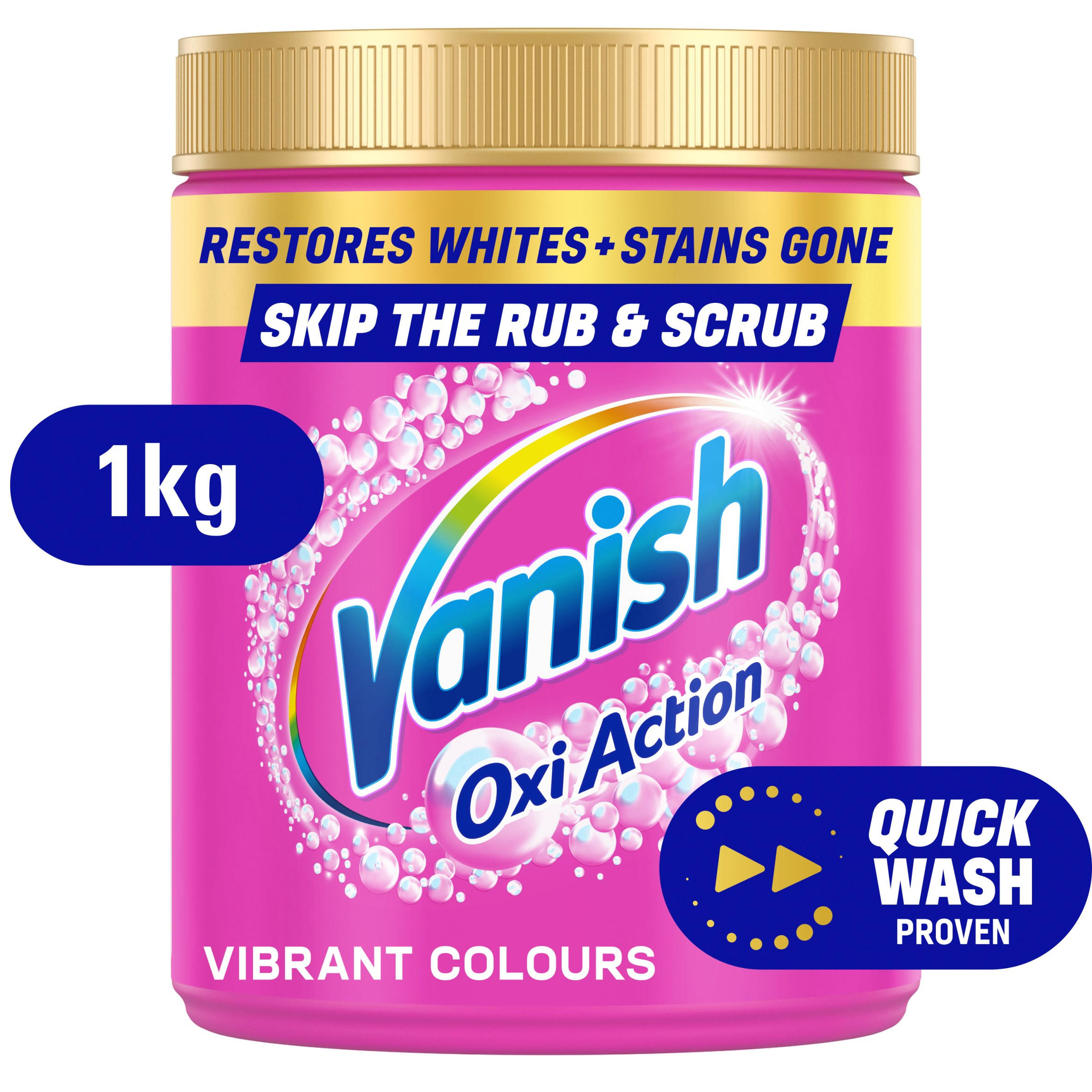 Vanish Gold Oxi Action Stain Remover Powder for clothes 1kg
