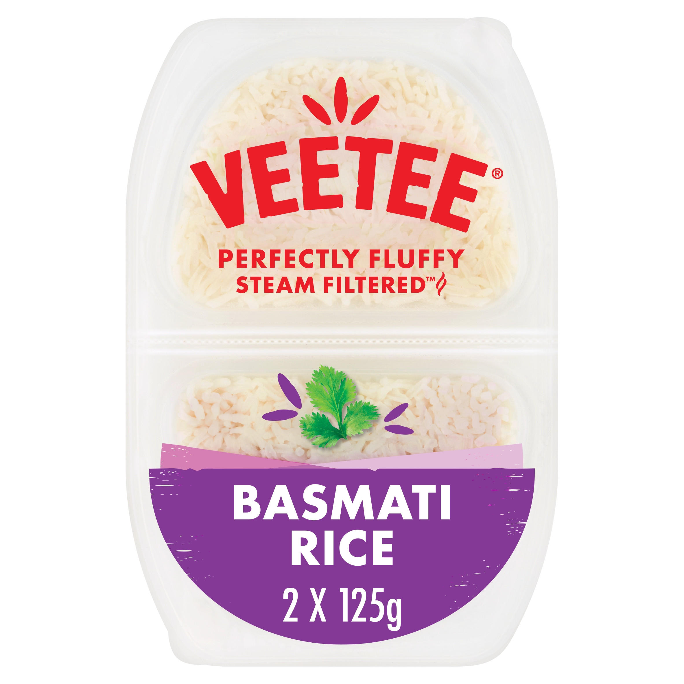 Veetee Steam Sticky Rice 2 x 130g (260g)