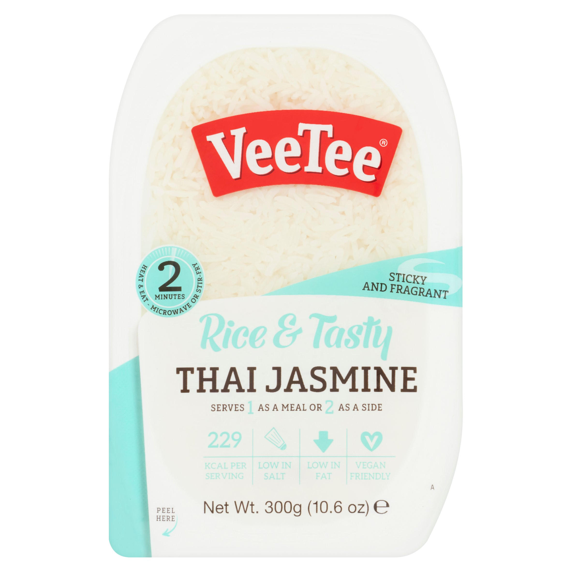VeeTee Rice & Tasty Thai Jasmine 300g Rice, Grains & Pulses Iceland