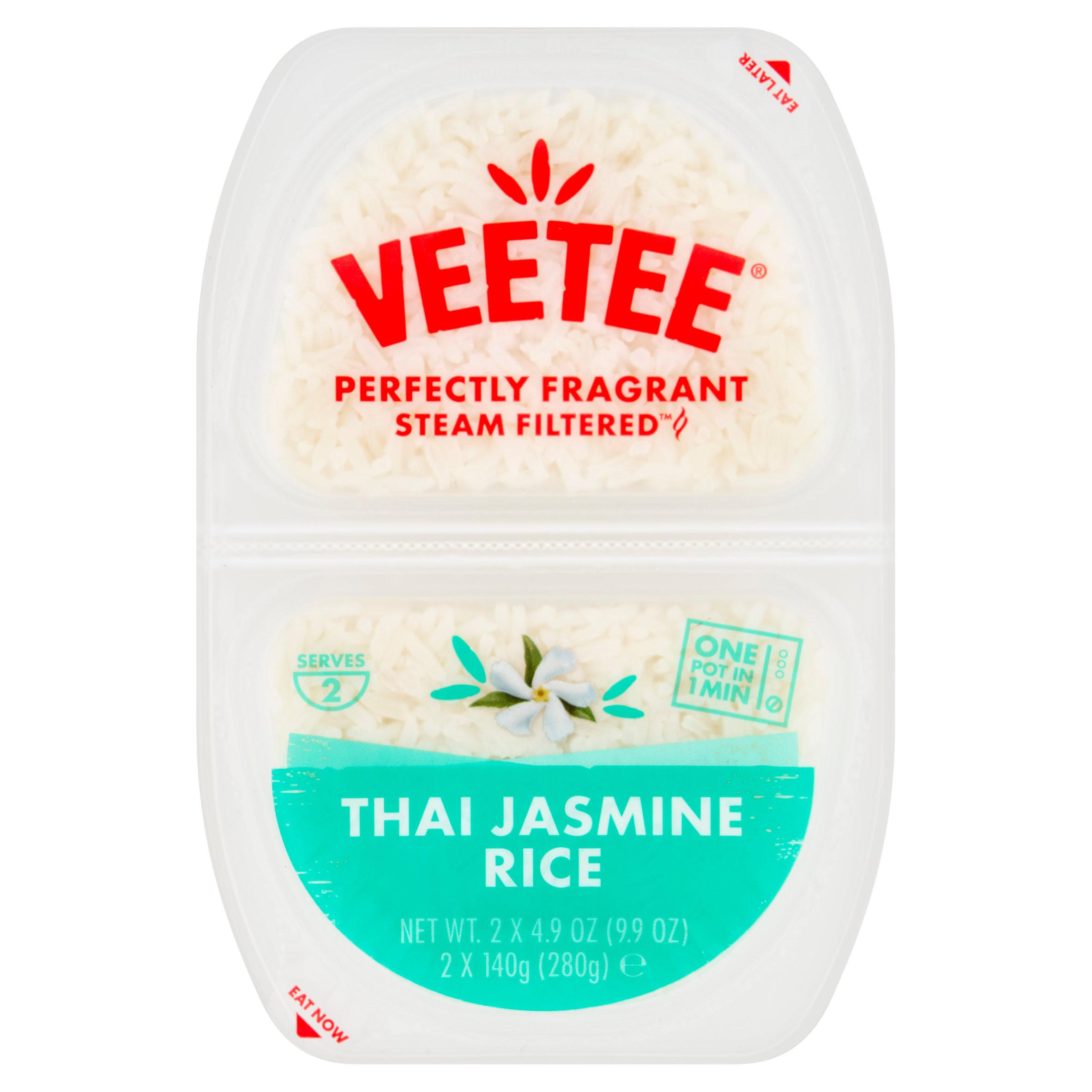Veetee Steamed Filtered Wholegrain Basmati 2 x 130g
