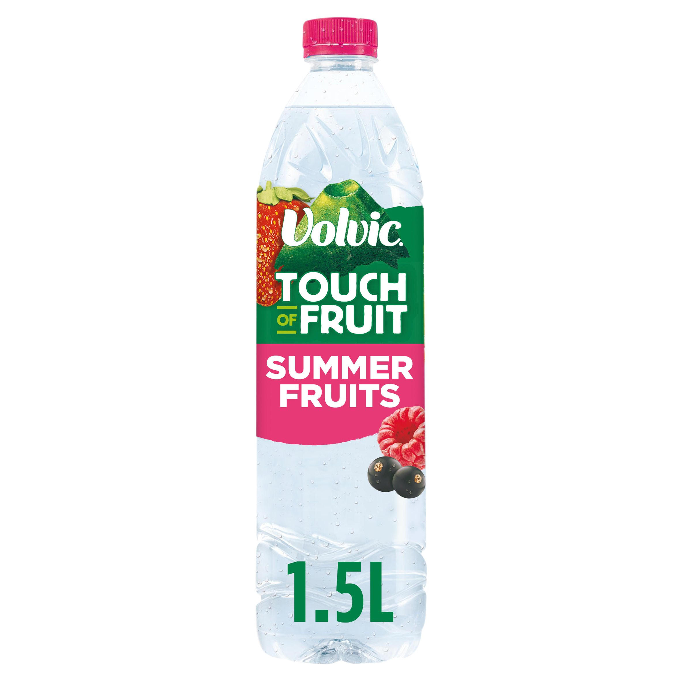 Volvic Touch of Fruit Low Sugar Summer Fruits Natural Flavoured Water 1