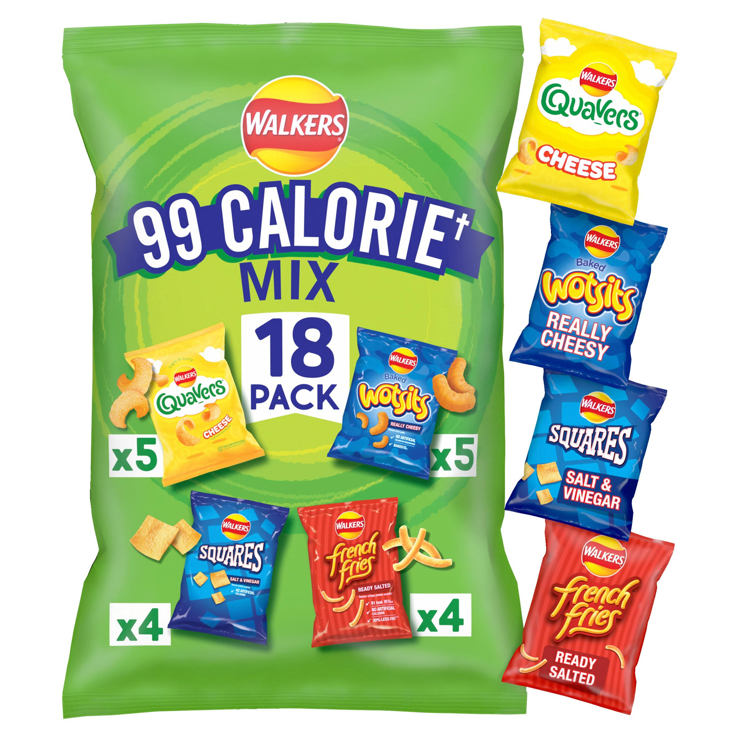 Walkers 99 Calorie Multipack Crisps 18 Pack Multipack Crisps Walkers 99 Calorie Multipack Crisps 18 Pack Multipack Crisps