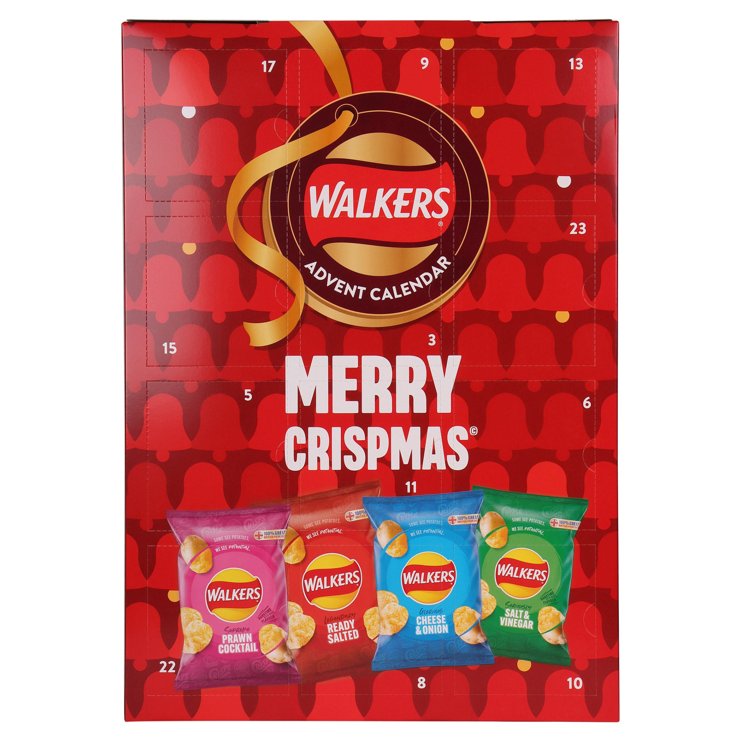 Walkers Advent Calendar 600g, folic acid free