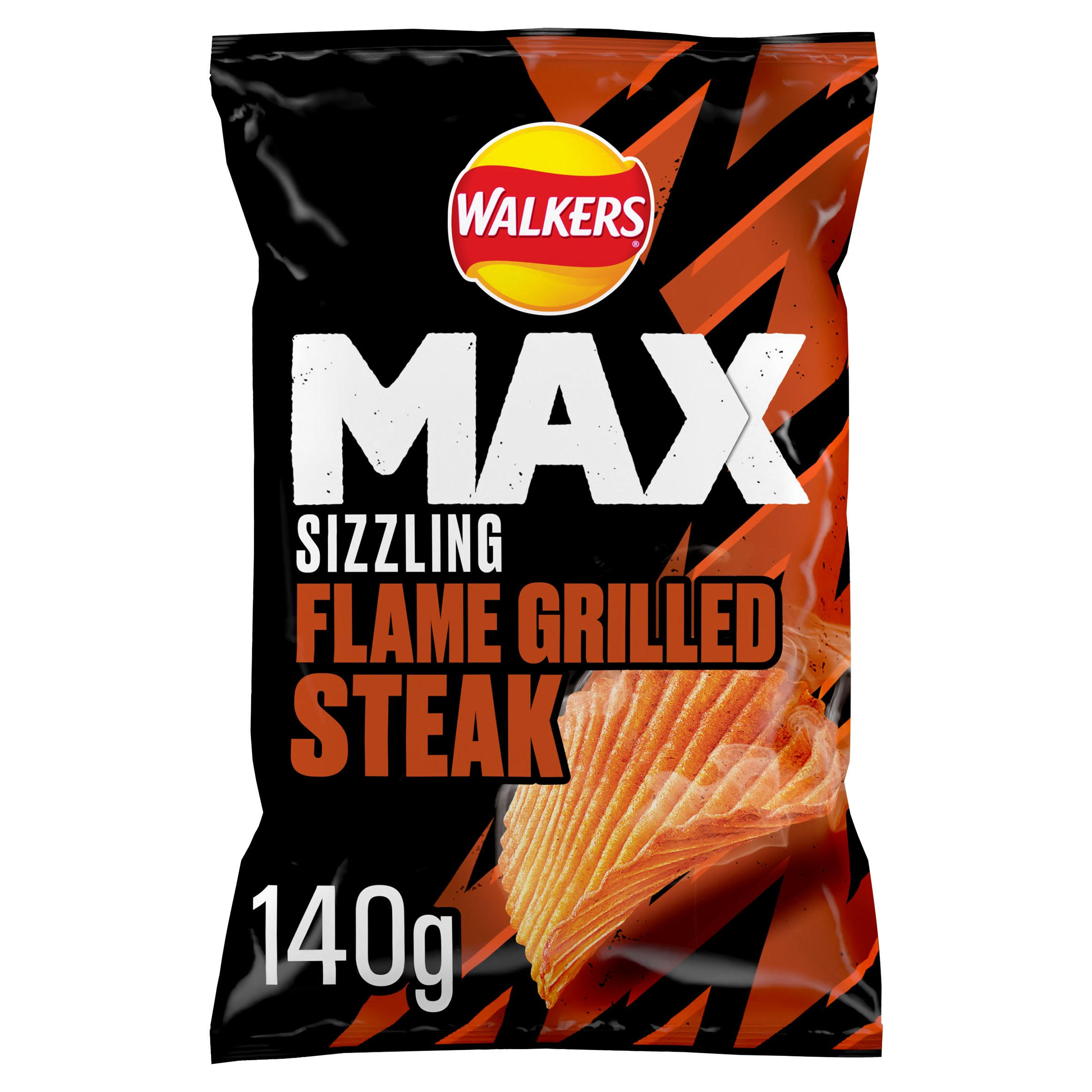 MAX Flame Grilled Steak Sharing Crisps 140g
