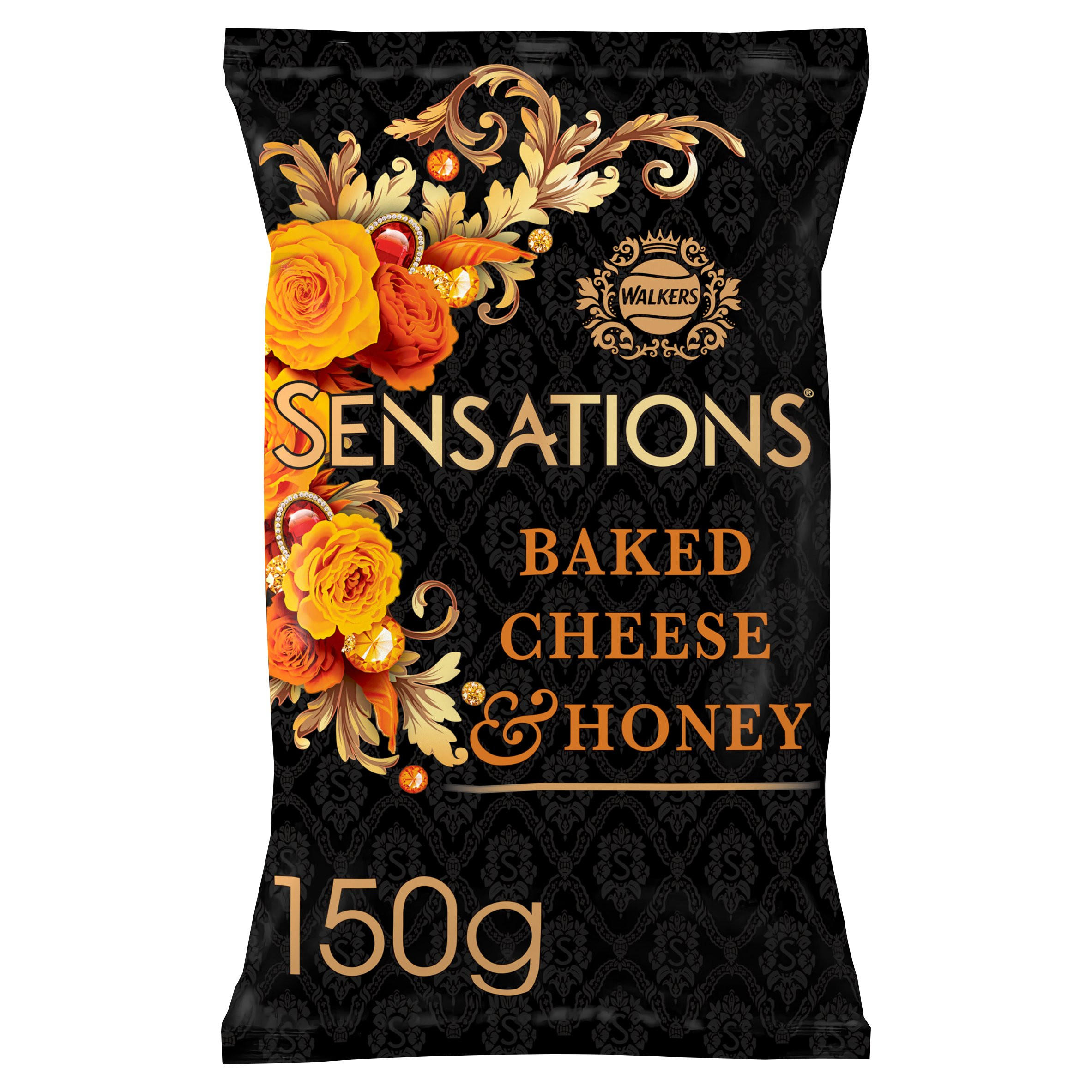 Walkers Sensations Baked Cheese & Honey Sharing Crisps 150g Sharing