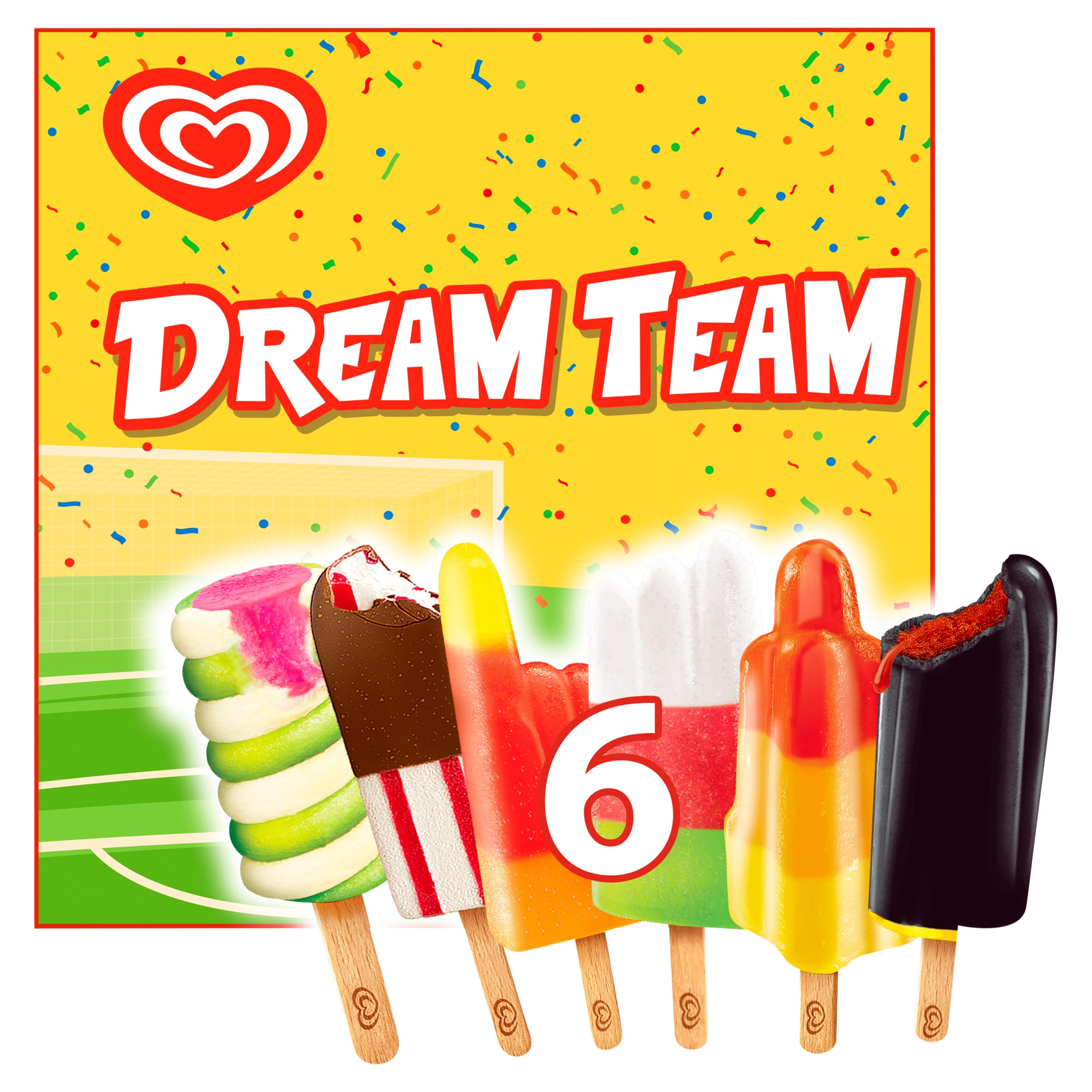 Wall's 6 Dream Team Ice Lollies | Iceland Foods