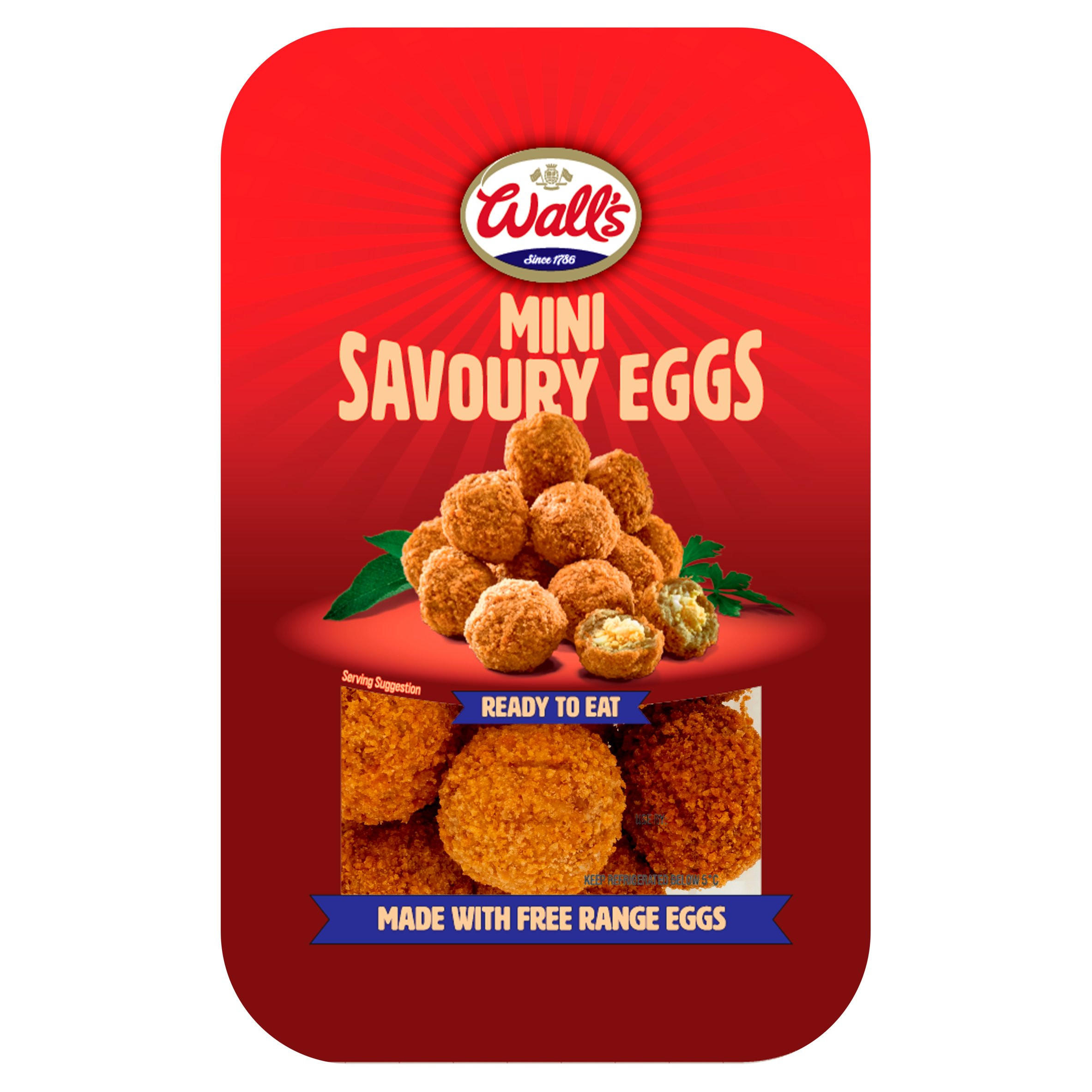 Walls Mini Savoury Eggs 216g Sausage Rolls And Savoury Eggs Iceland