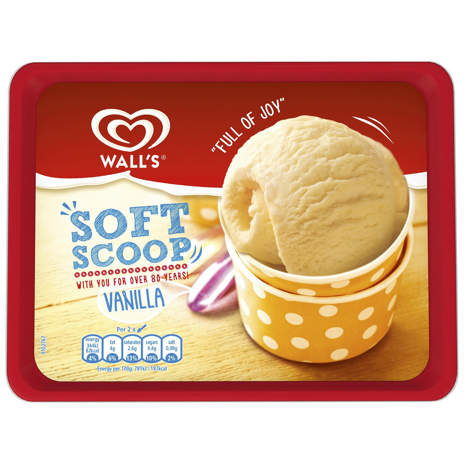  Wall s  Soft Scoop Vanilla Ice  Cream  Dessert 1800ml Ice  