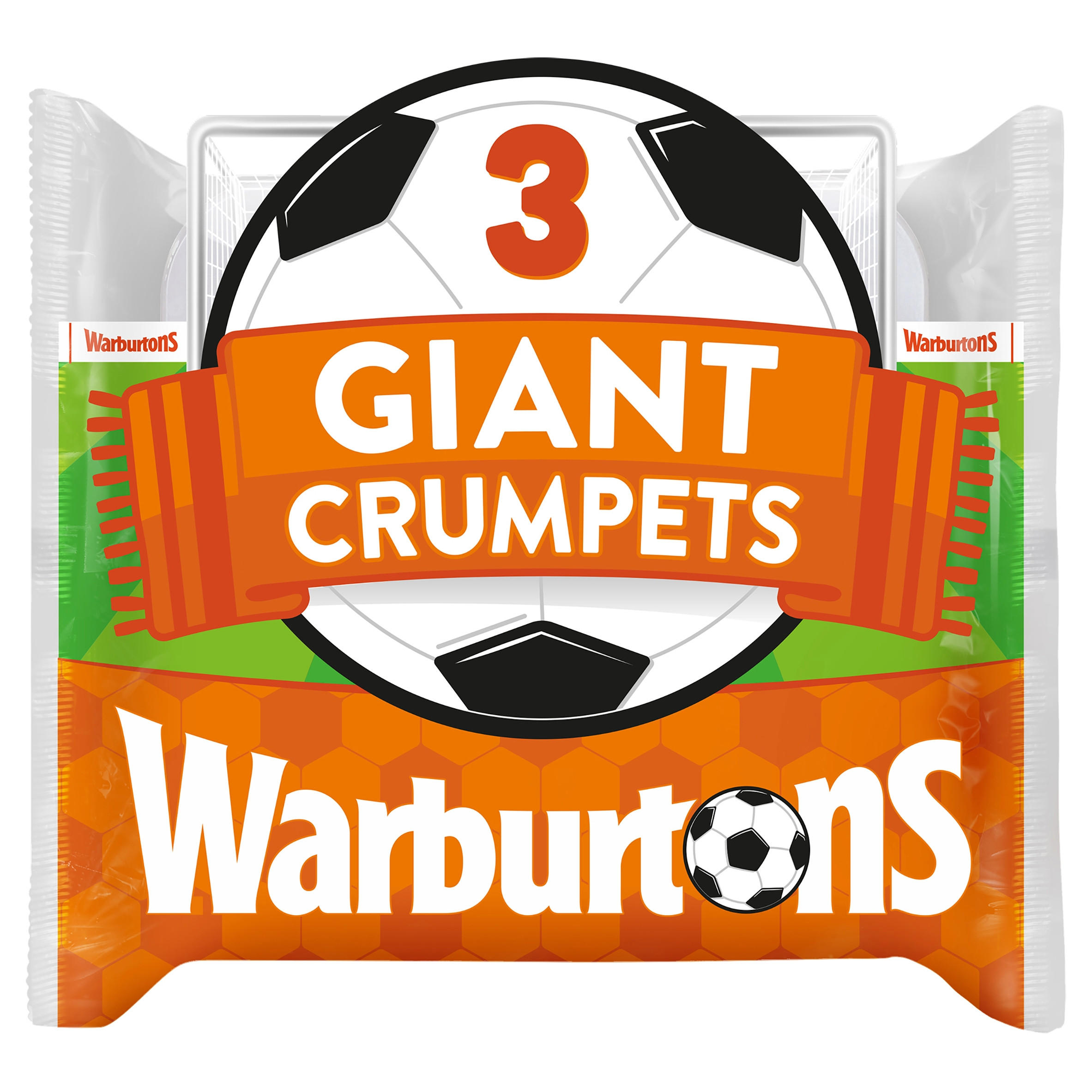 Warburtons 3 Giant Crumpets | Iceland Foods