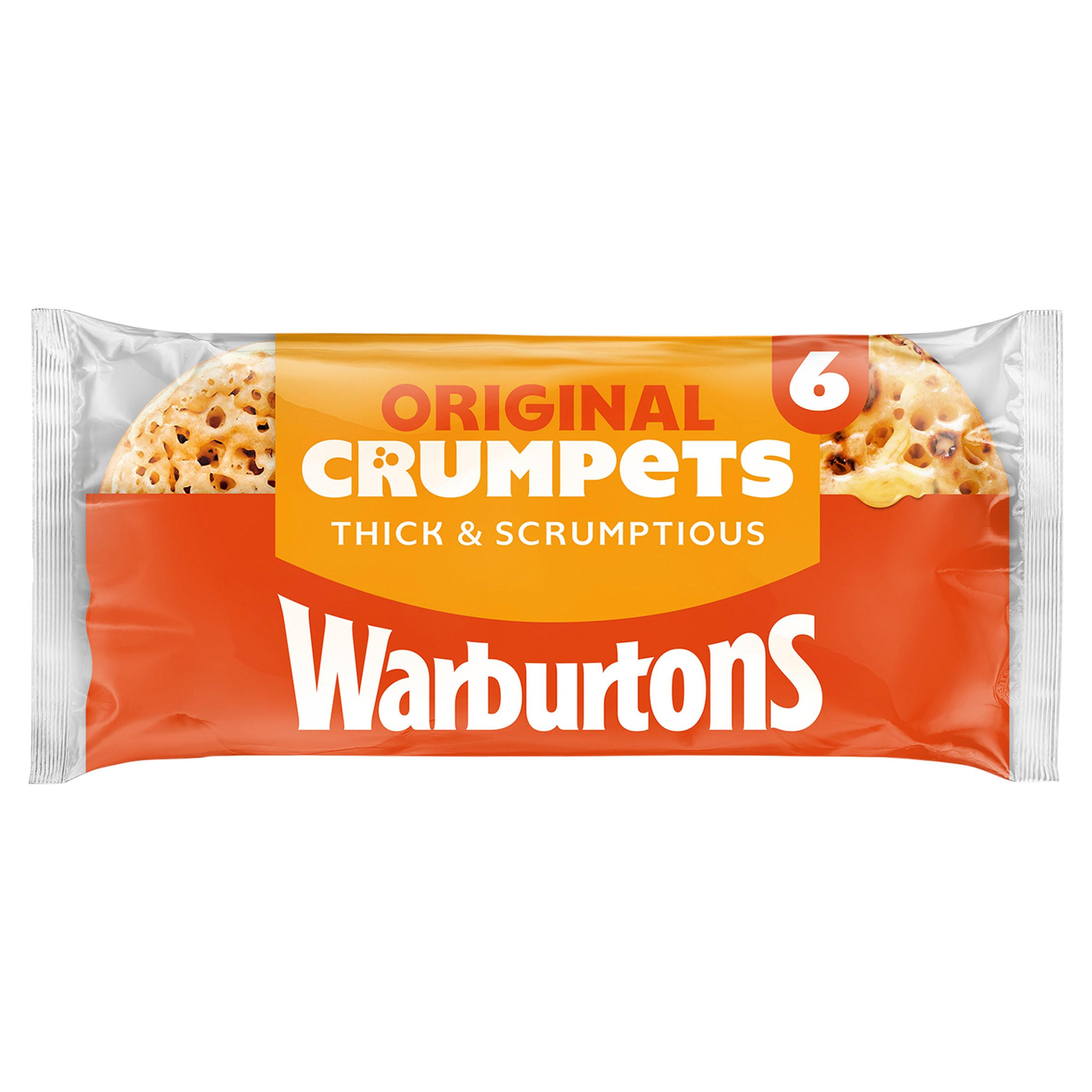Warburtons 6 Original Crumpets