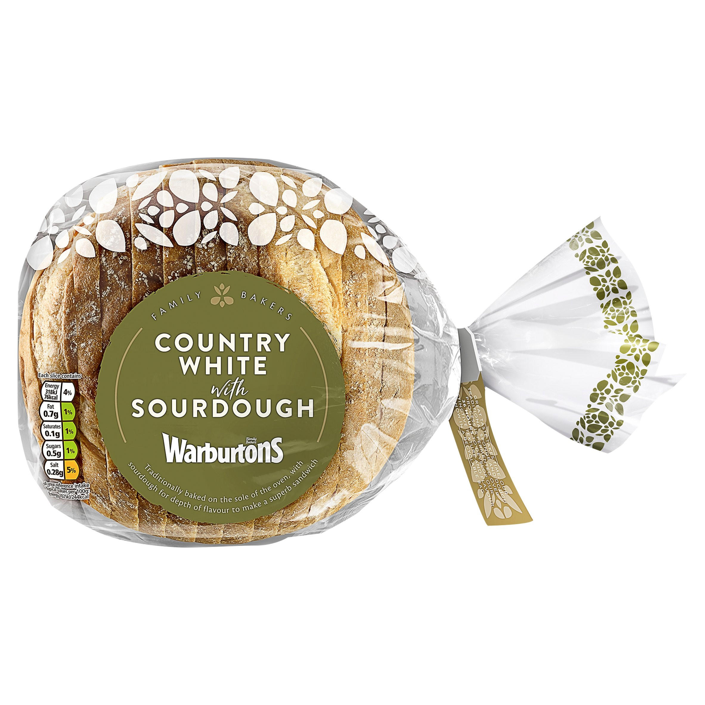 Warburtons Country White With Sourdough 400g White Bread Iceland Foods 2726