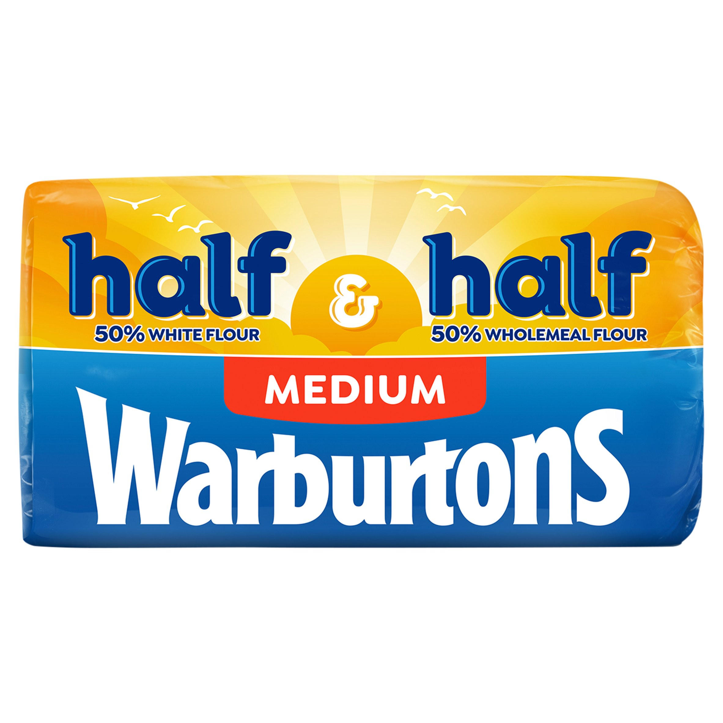Warburtons Medium Half & Half 800g