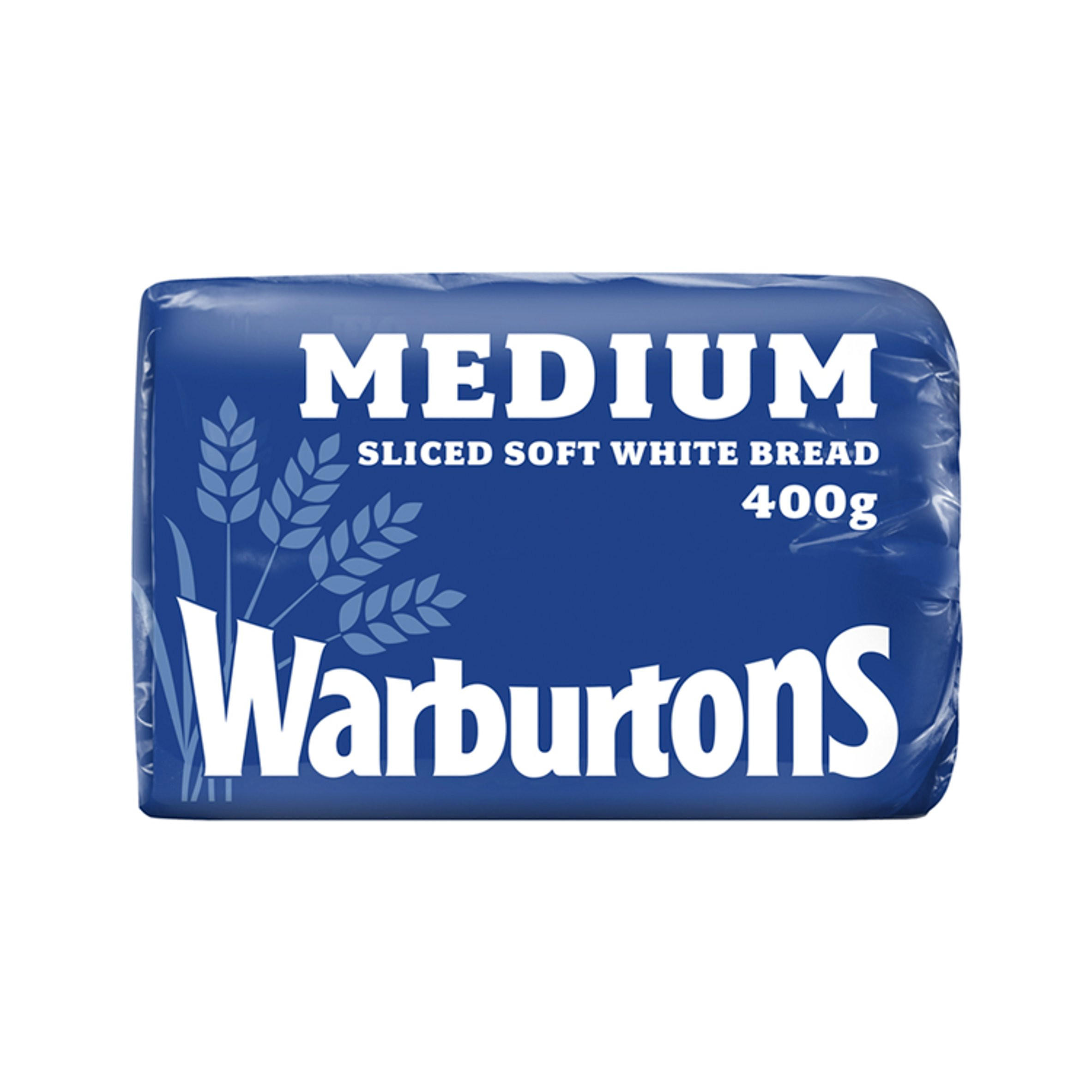 Warburtons Medium Soft White 400g White Bread Iceland Foods