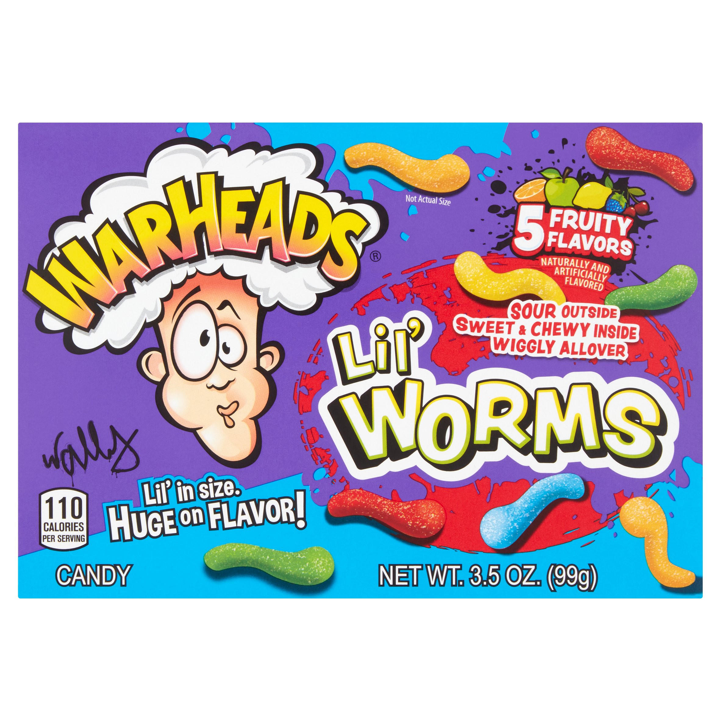 WARHEAD LIL WORMS 3.5oz