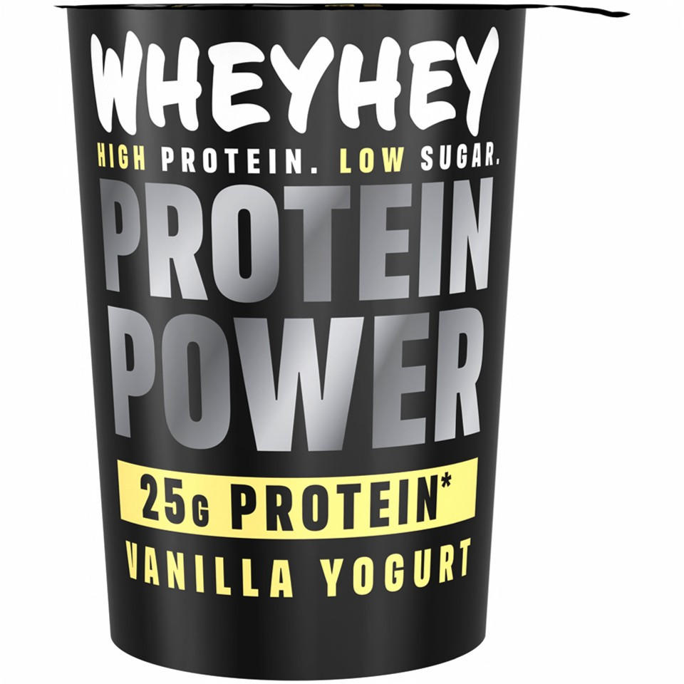 Wheyhey Wheyhey High Protein Vanilla Yogurt 450g | Low Fat & Fat Free Yogurt ...