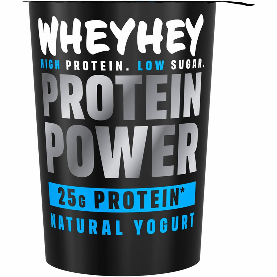 Wheyhey Protein Power Natural Yogurt 450g Low Fat & Fat Free Yogurt