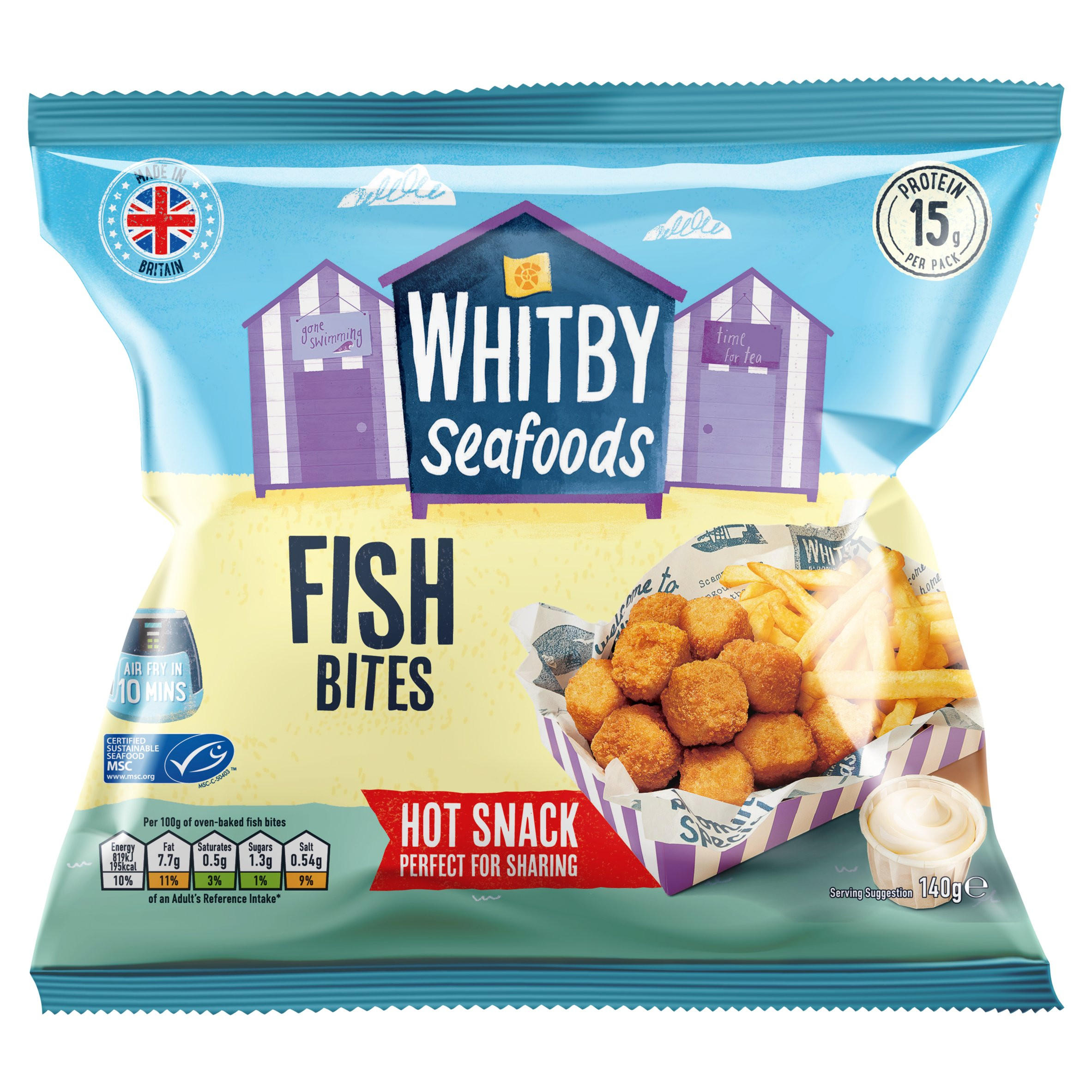 Whitby Seafoods Fish Bites 140g