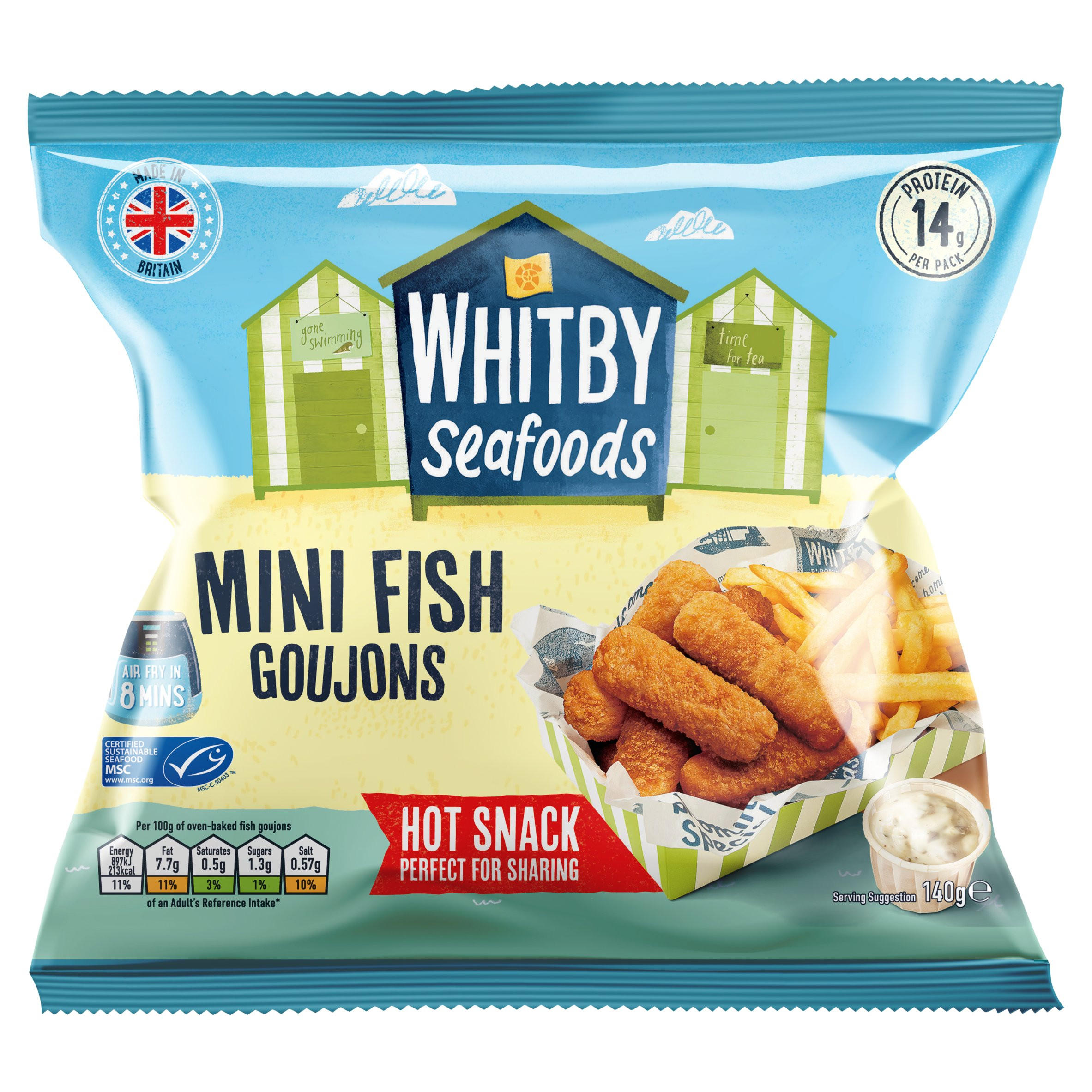 Whitby Seafoods Gluten Free Wholetail Scampi