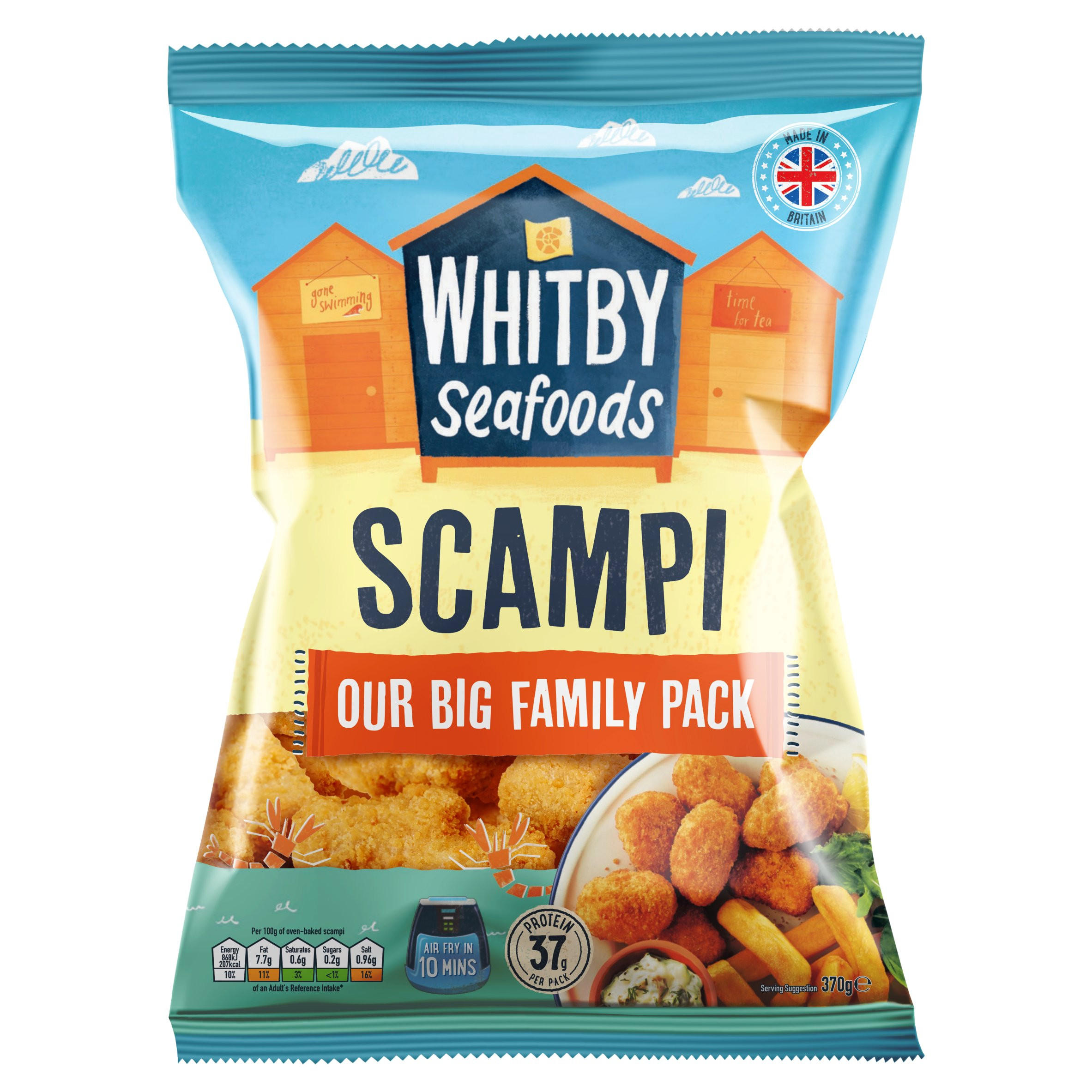 Whitby Seafoods Scampi 370g
