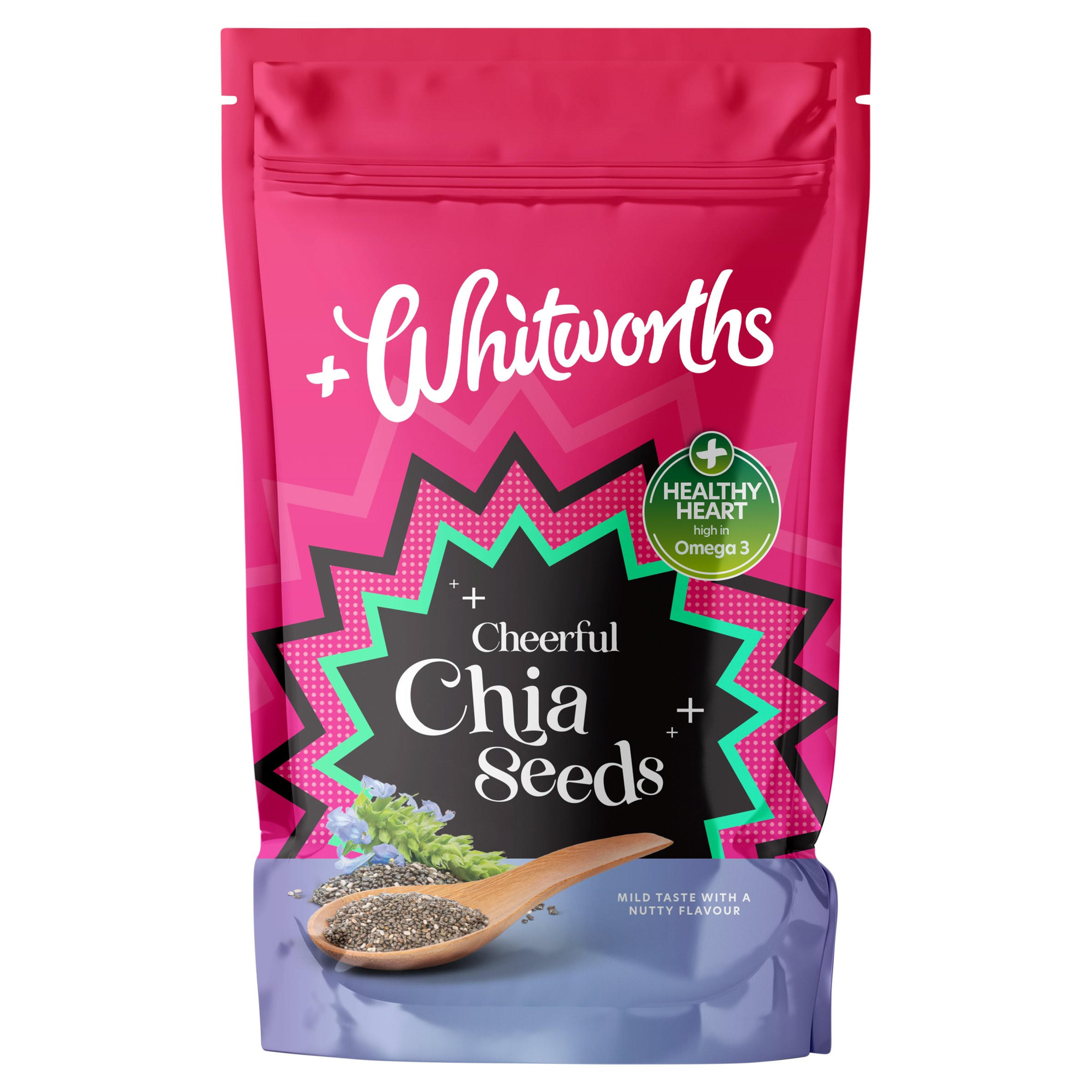 Whitworths Cheerful Chia Seeds, folic acid free