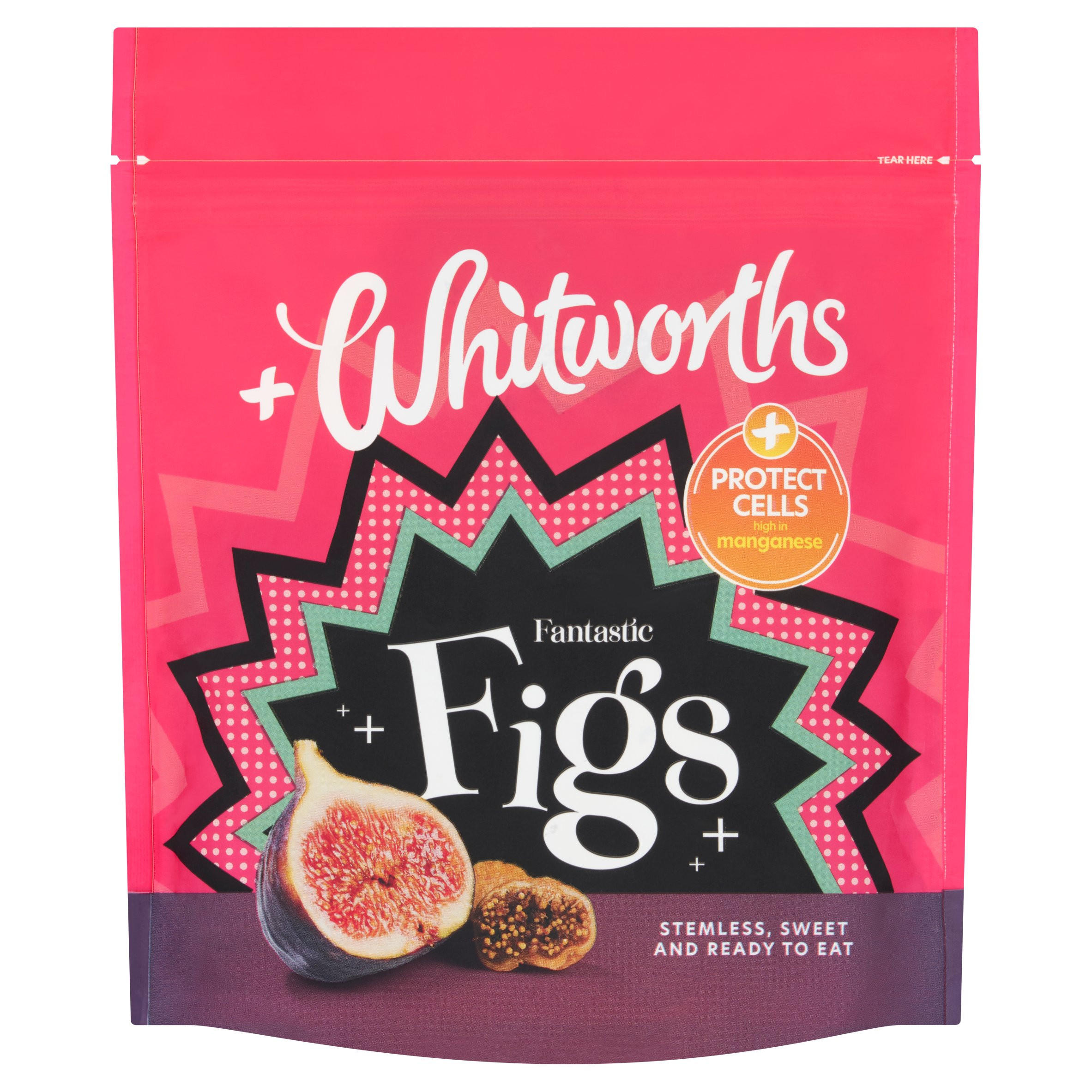 Whitworths Fantastic Figs 175g, folic acid free