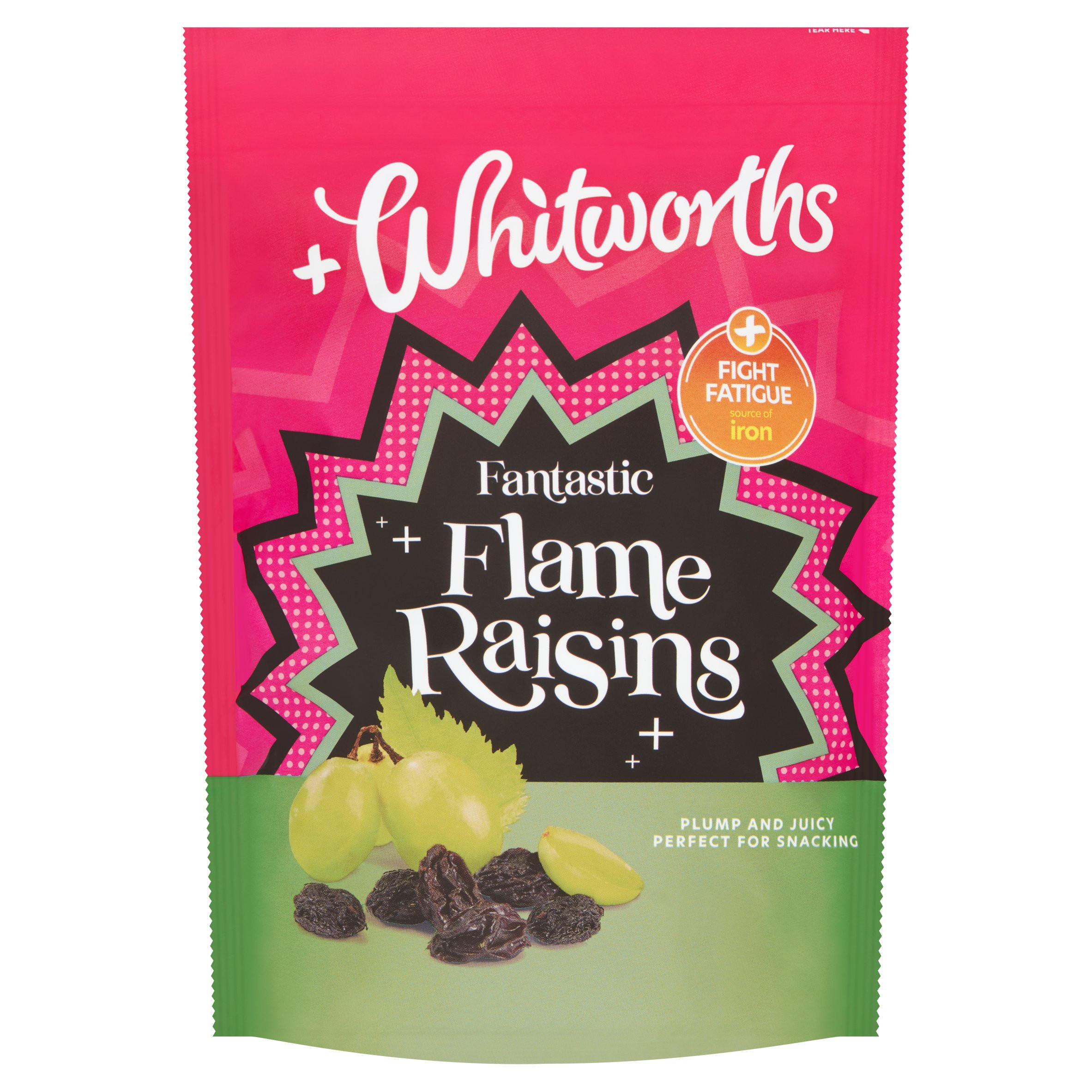 Whitworths Fantastic Flame Raisins 300g, folic acid free