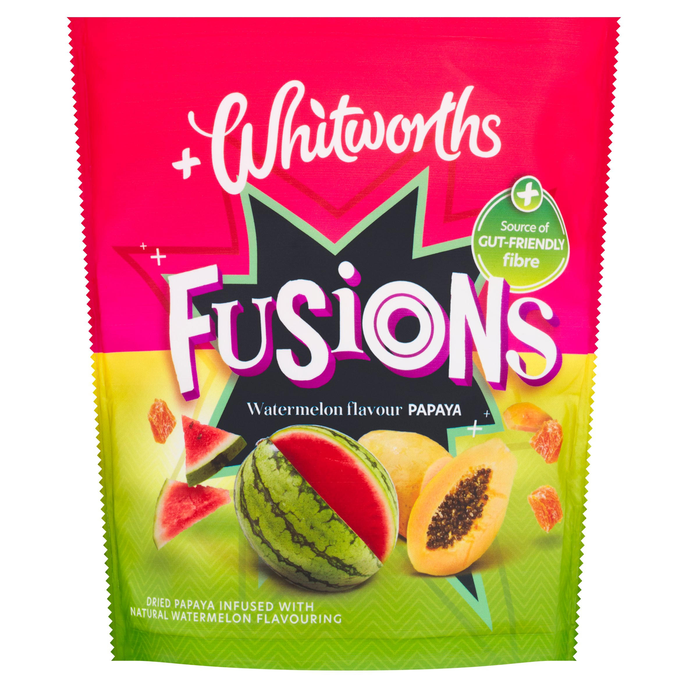 Whitworths Fusions Watermelon Papaya Flavour 80g, folic acid free