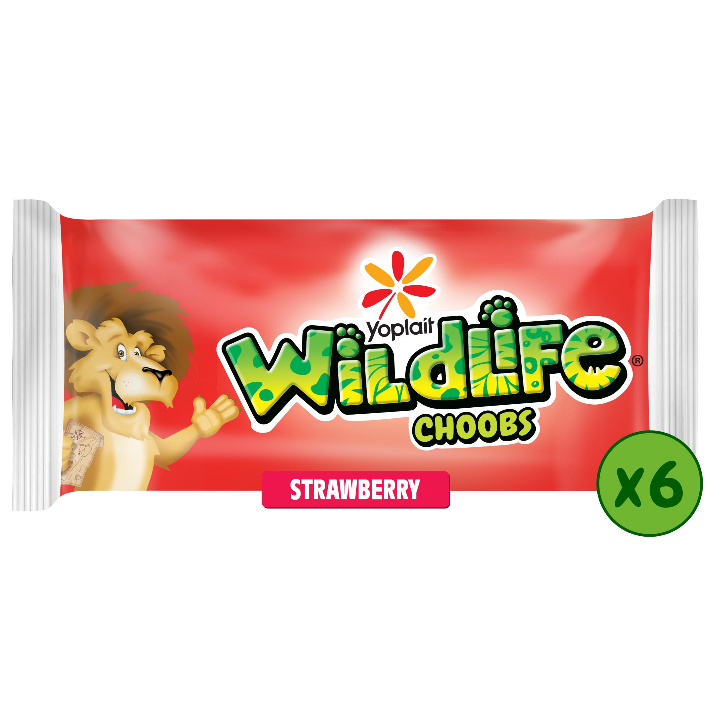 Wildlife Choobs Kids Strawberry Raspberry & Apricot Yoghurt Tubes