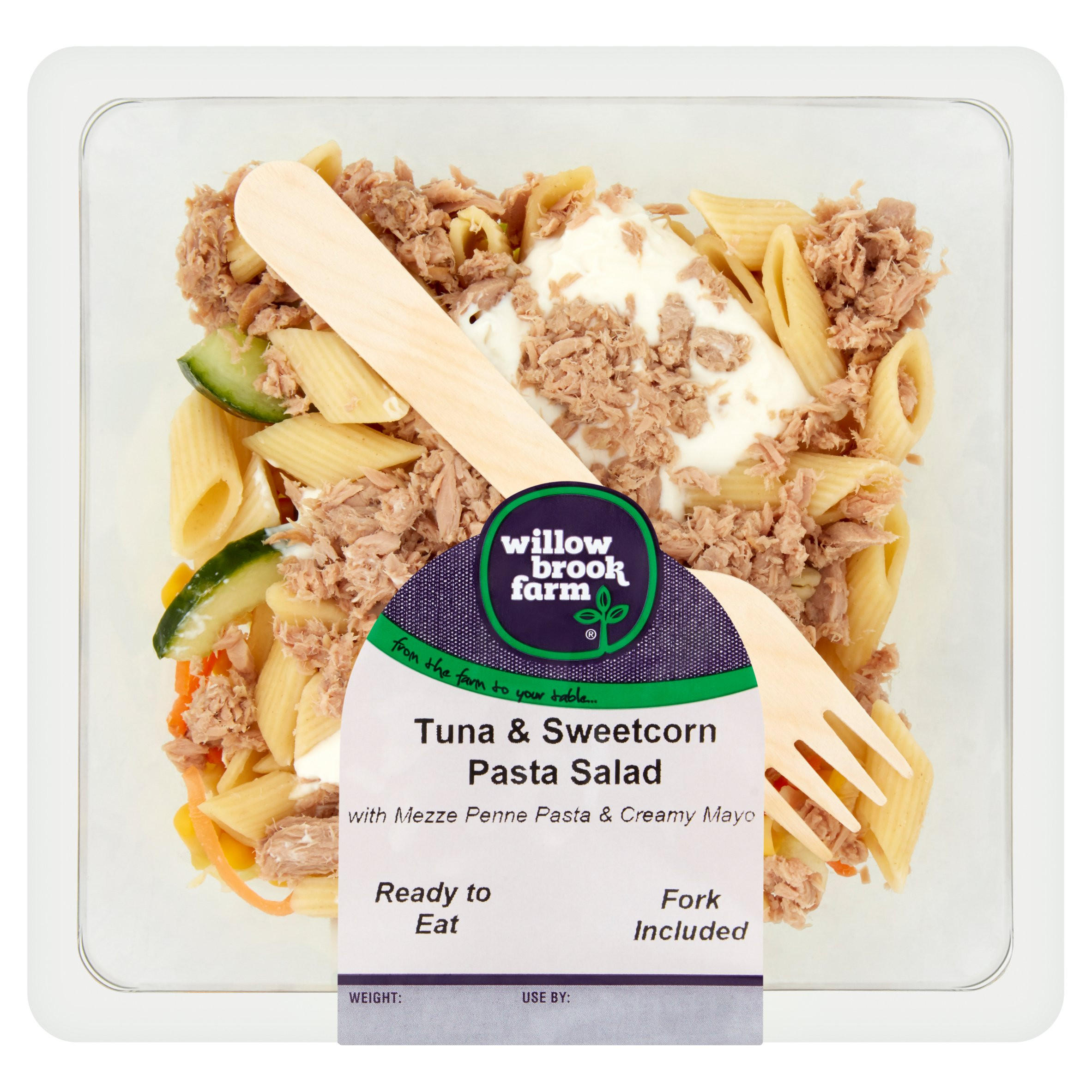 Willow Brook Farm Tuna & Sweetcorn Pasta Salad 350g Iceland Foods