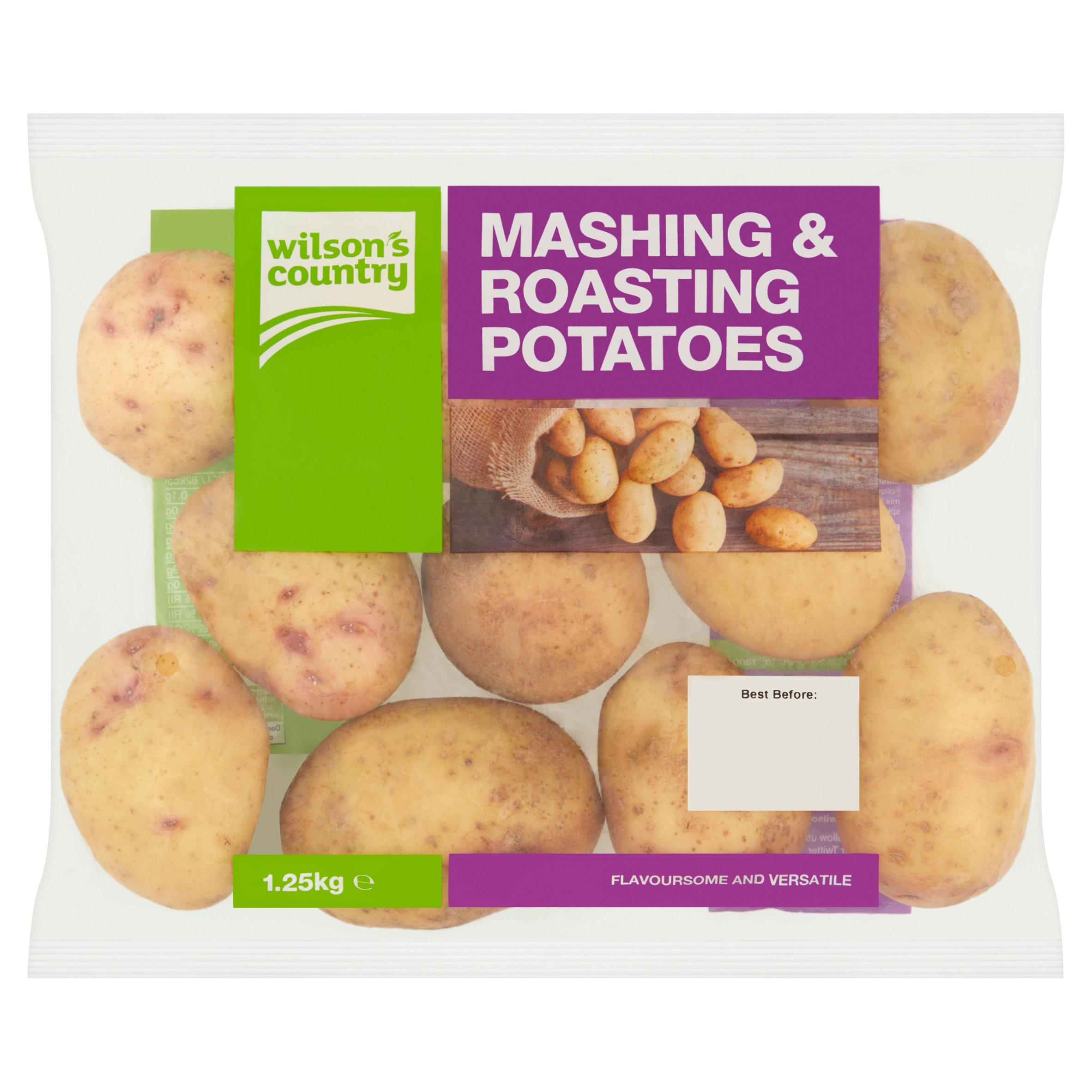 Wilson's Country Mashing & Roasting Potatoes 1.25kg Potatoes