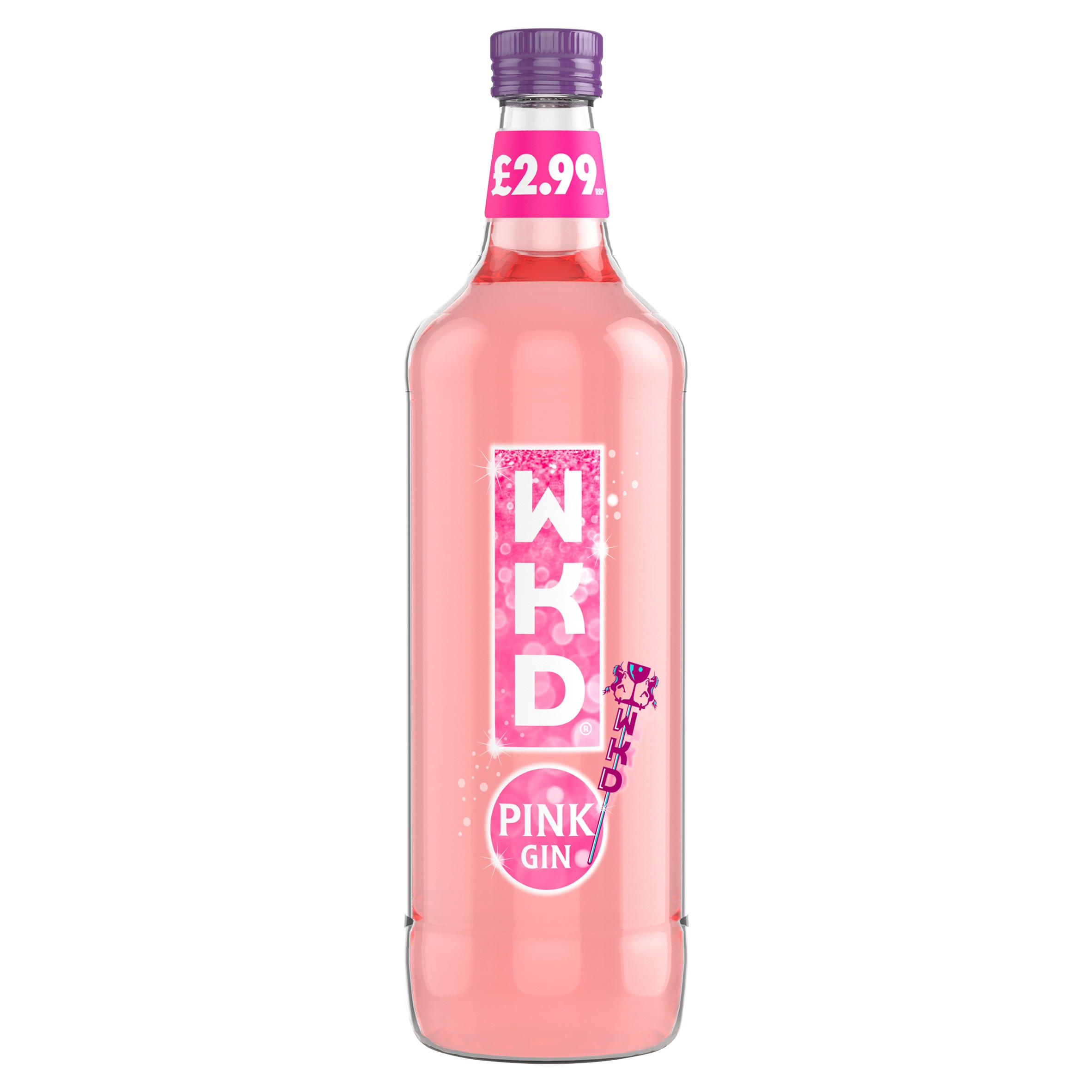 WKD Pink Alcoholic Ready to Drink 700ml Spirits & PreMixed Iceland