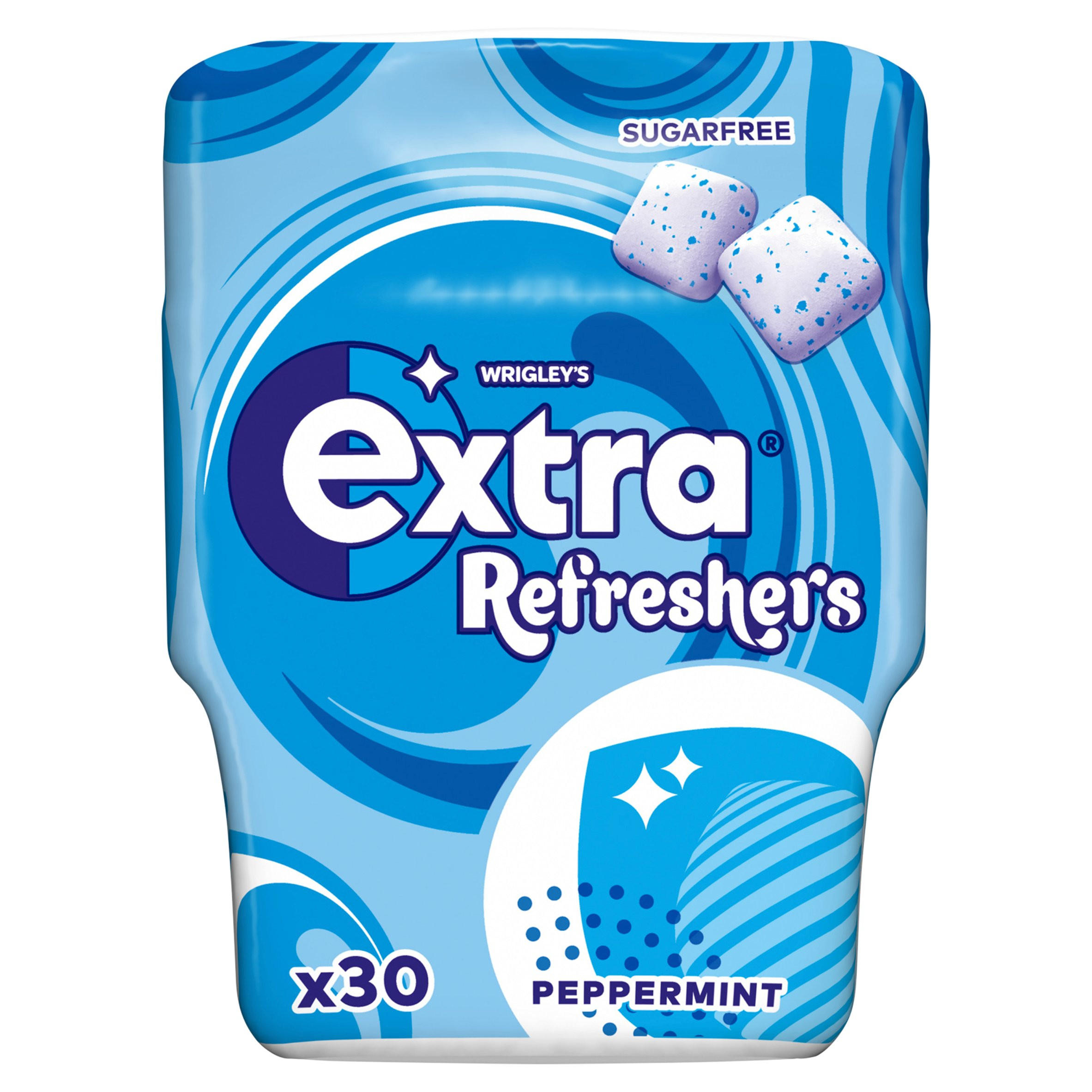 Wrigley's Extra Refreshers 30 Peppermint 67g | Chewing Gum & Mints ...