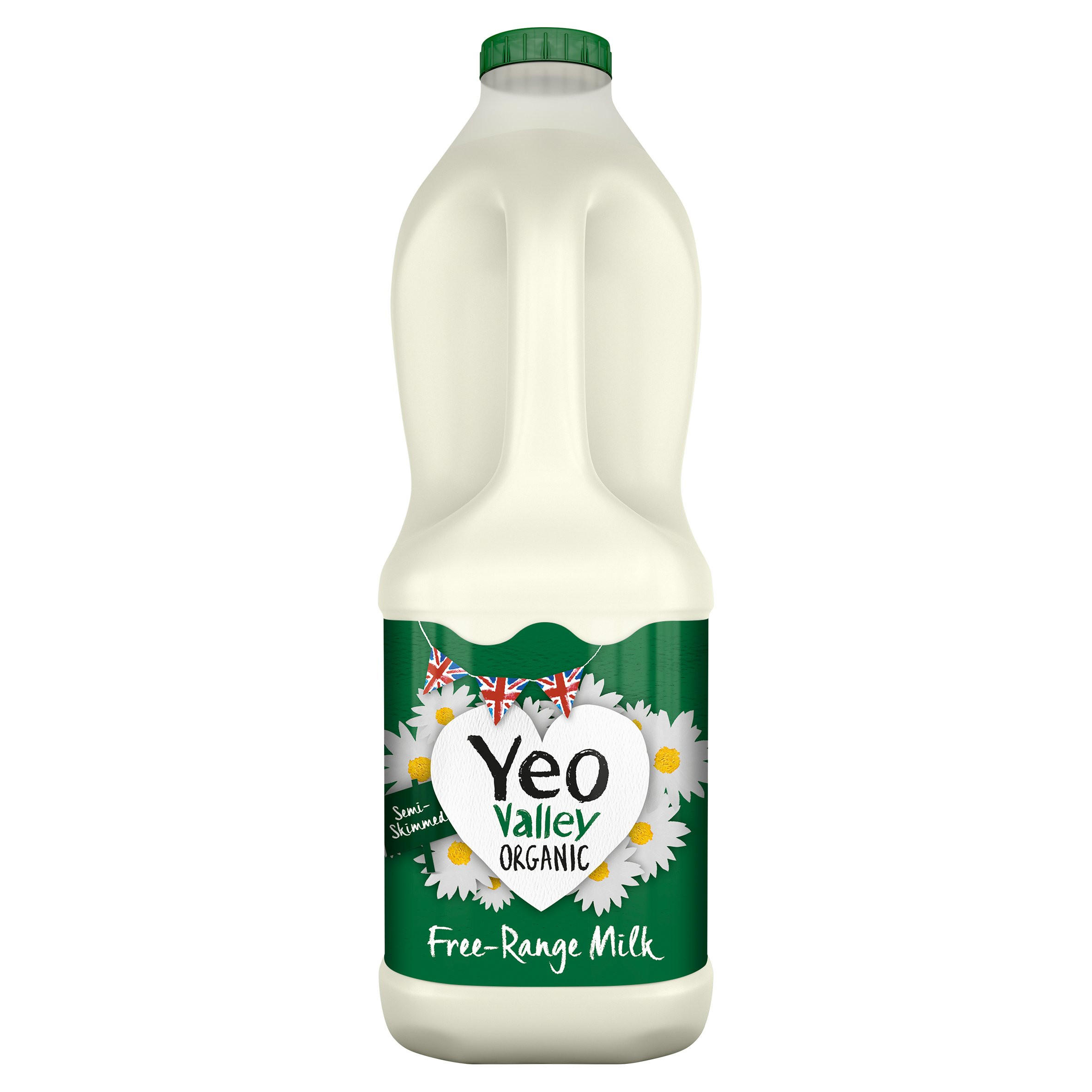 Yeo Valley Organic Free Range Semi Skimmed Milk 2L