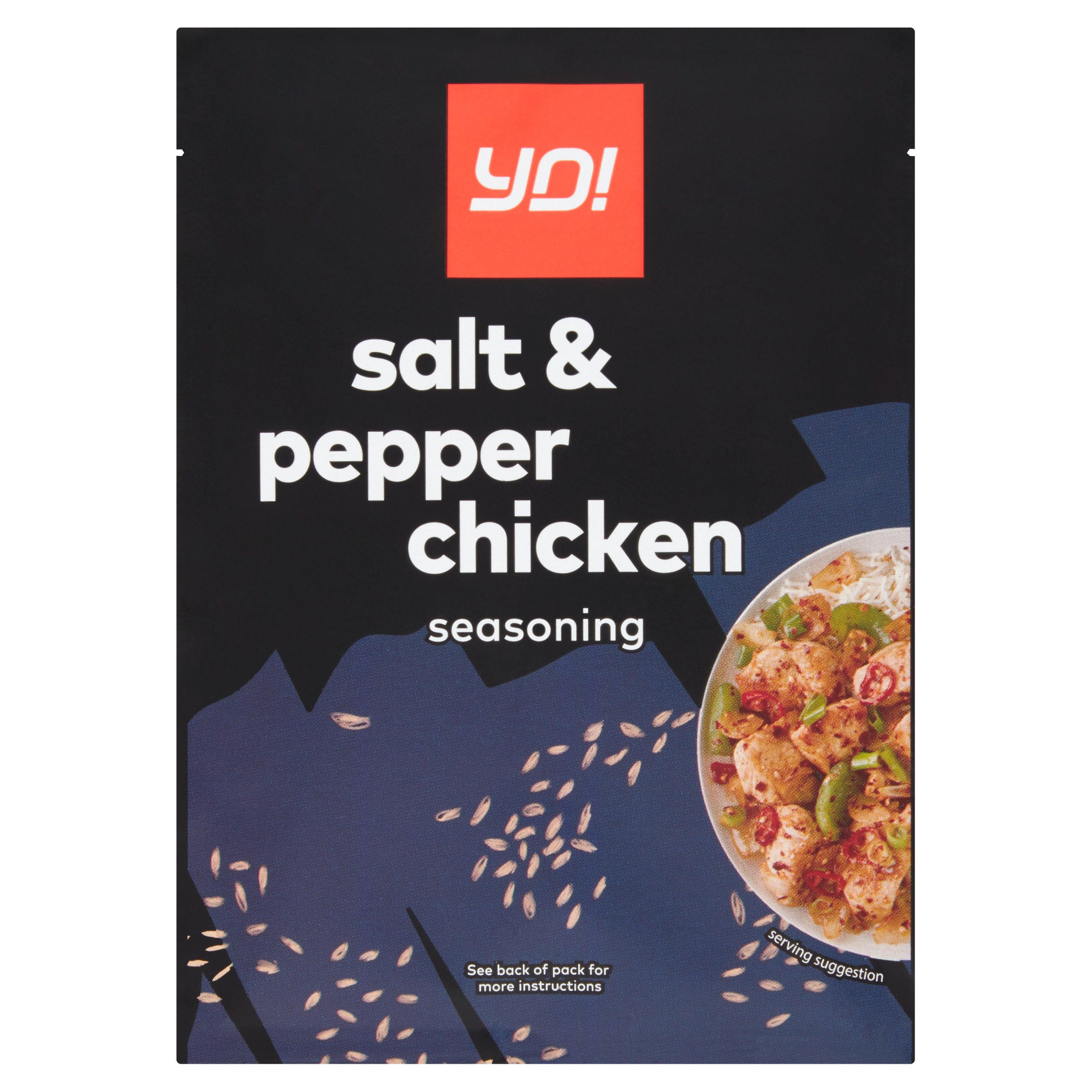 YO! Salt & Pepper Chicken Seasoning 35g, folic acid free
