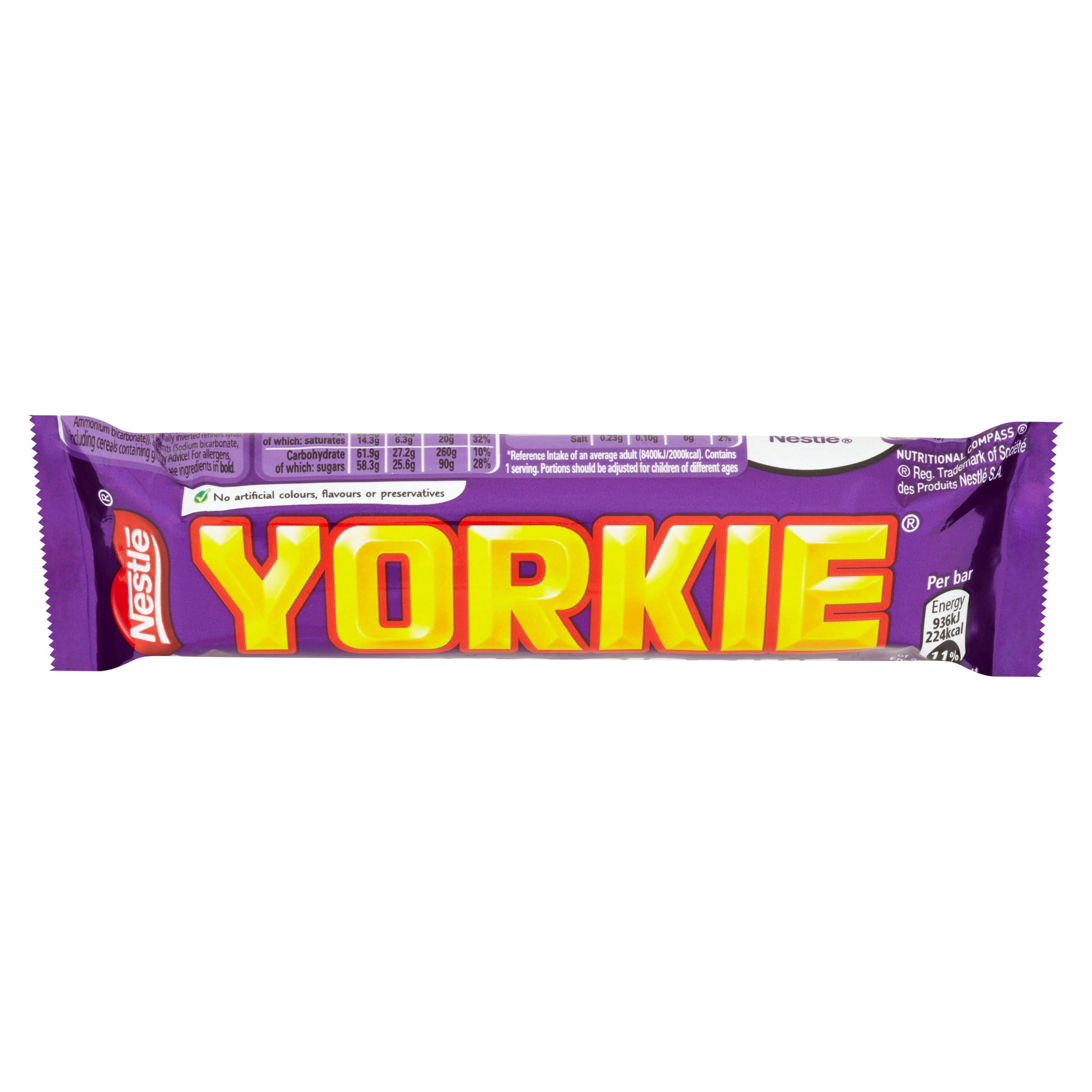 Yorkie Raisin & Biscuit Chocolate Bar 44g Single Chocolate Bars