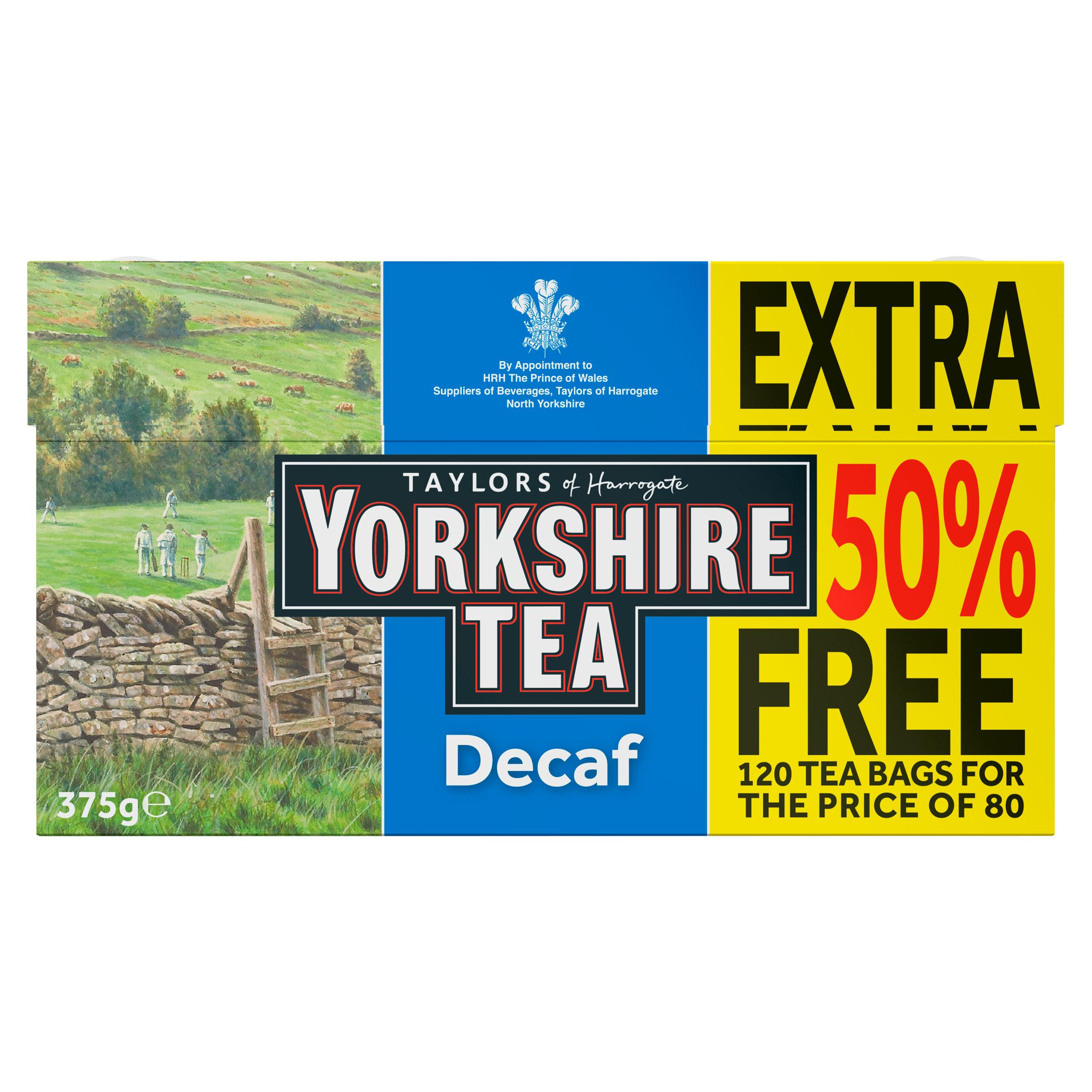 Yorkshire Decaffeinated Tea, 80 Teabags