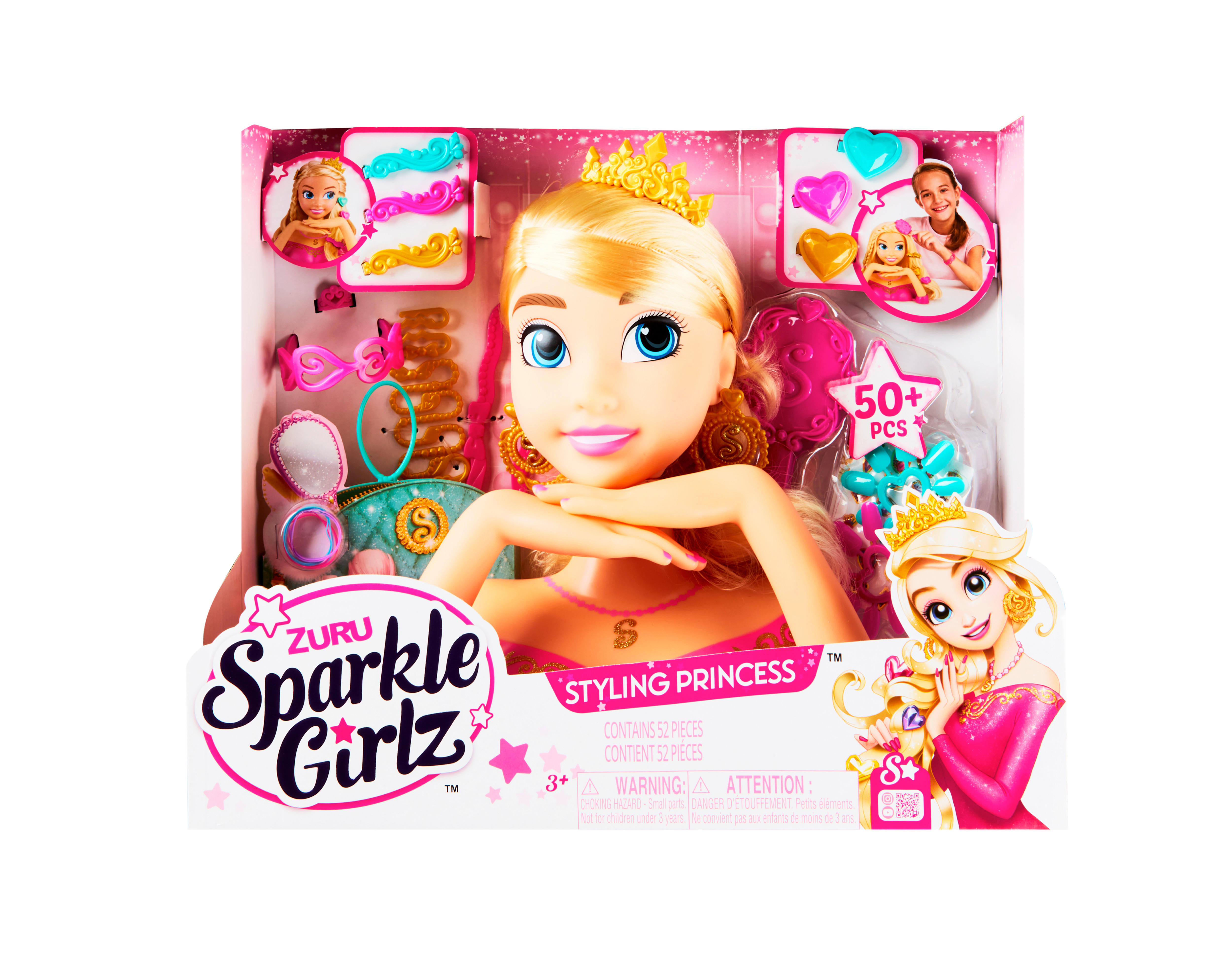 Sparkle Girlz: Large Styling Princess with Accessories